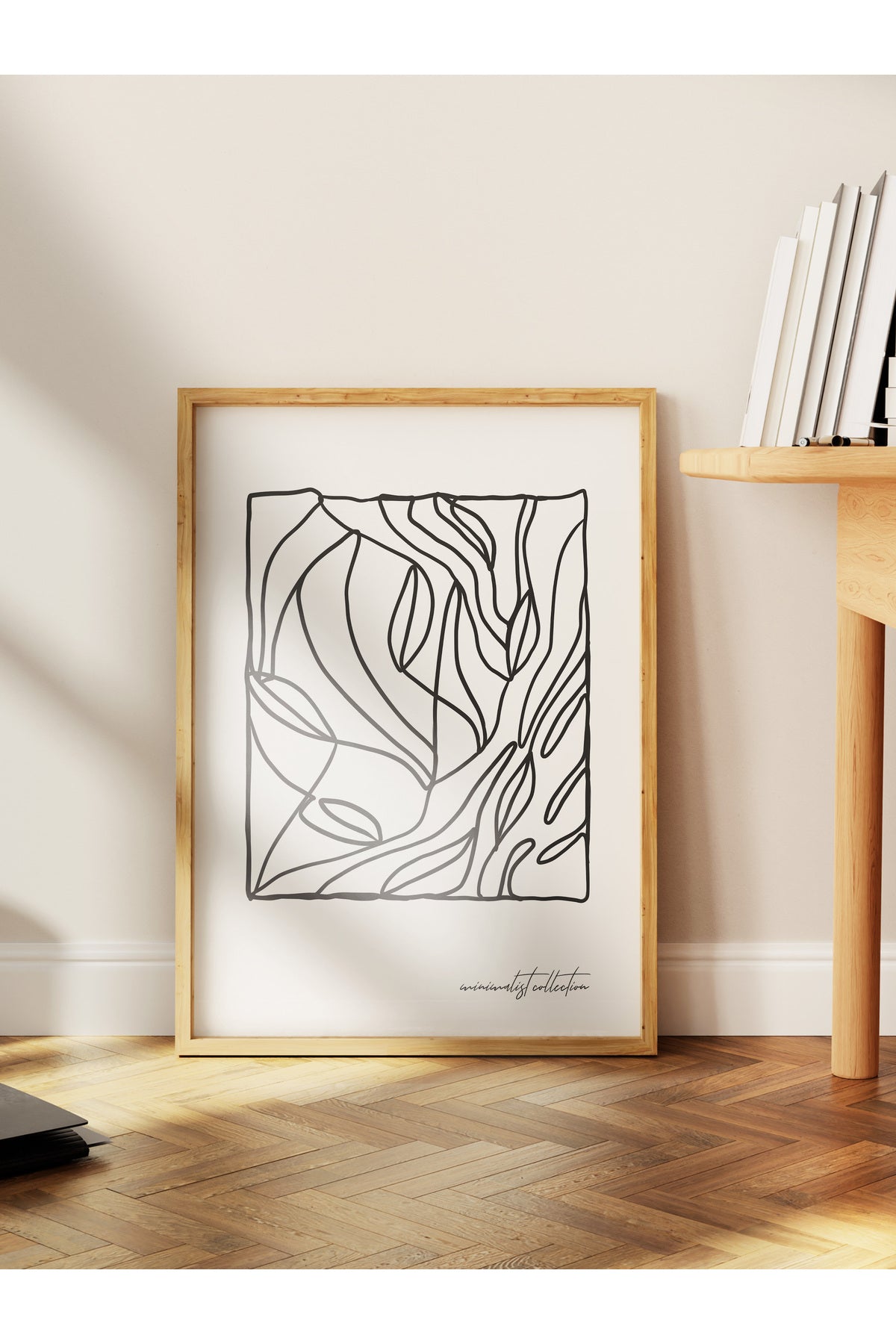 Minimal Temalı Duvar Posteri, Modern Çerçevesiz Poster - Yatak Odası, Salon, Mutfak Duvar Dekoru