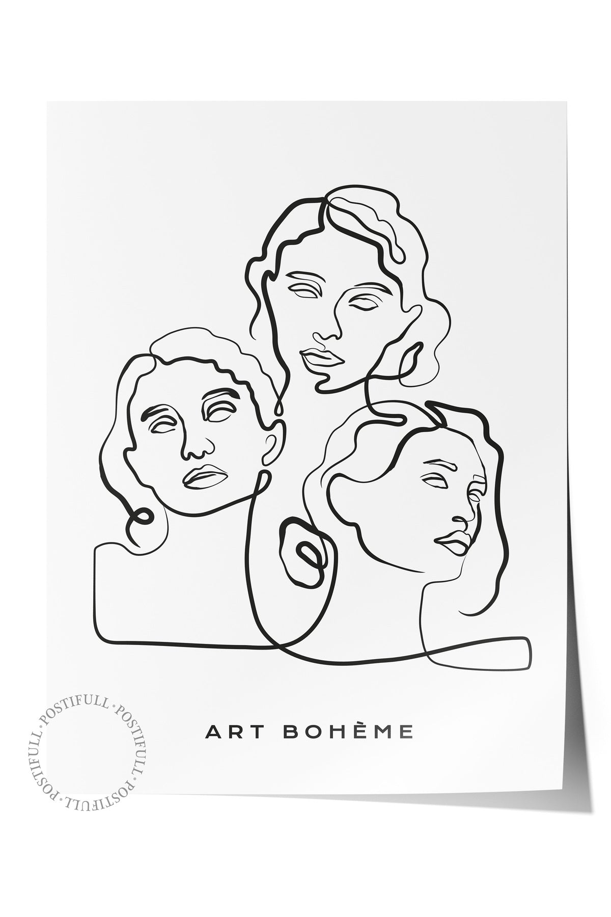 Minimal Temalı Duvar Posteri, Modern Çerçevesiz Poster - Yatak Odası, Salon, Mutfak Duvar Dekoru