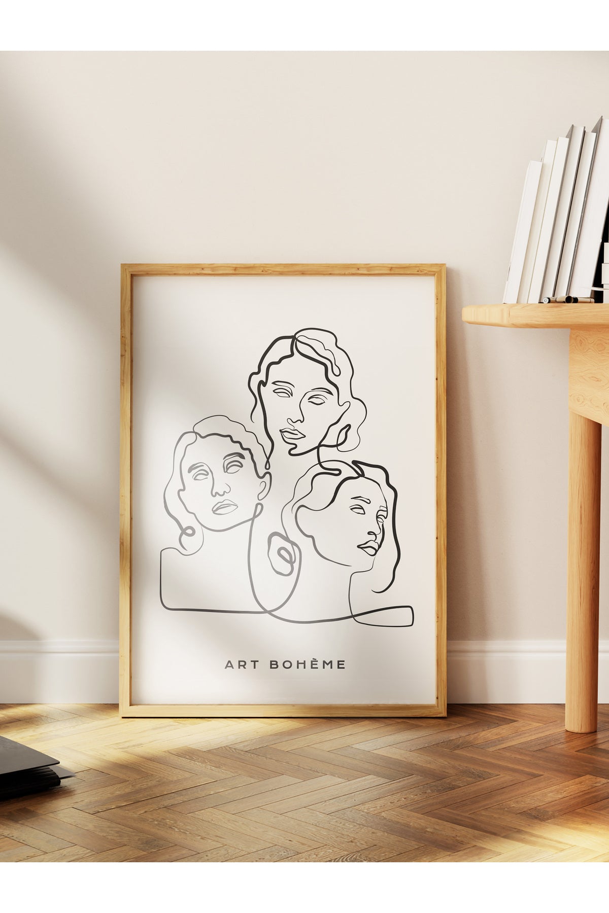 Minimal Temalı Duvar Posteri, Modern Çerçevesiz Poster - Yatak Odası, Salon, Mutfak Duvar Dekoru