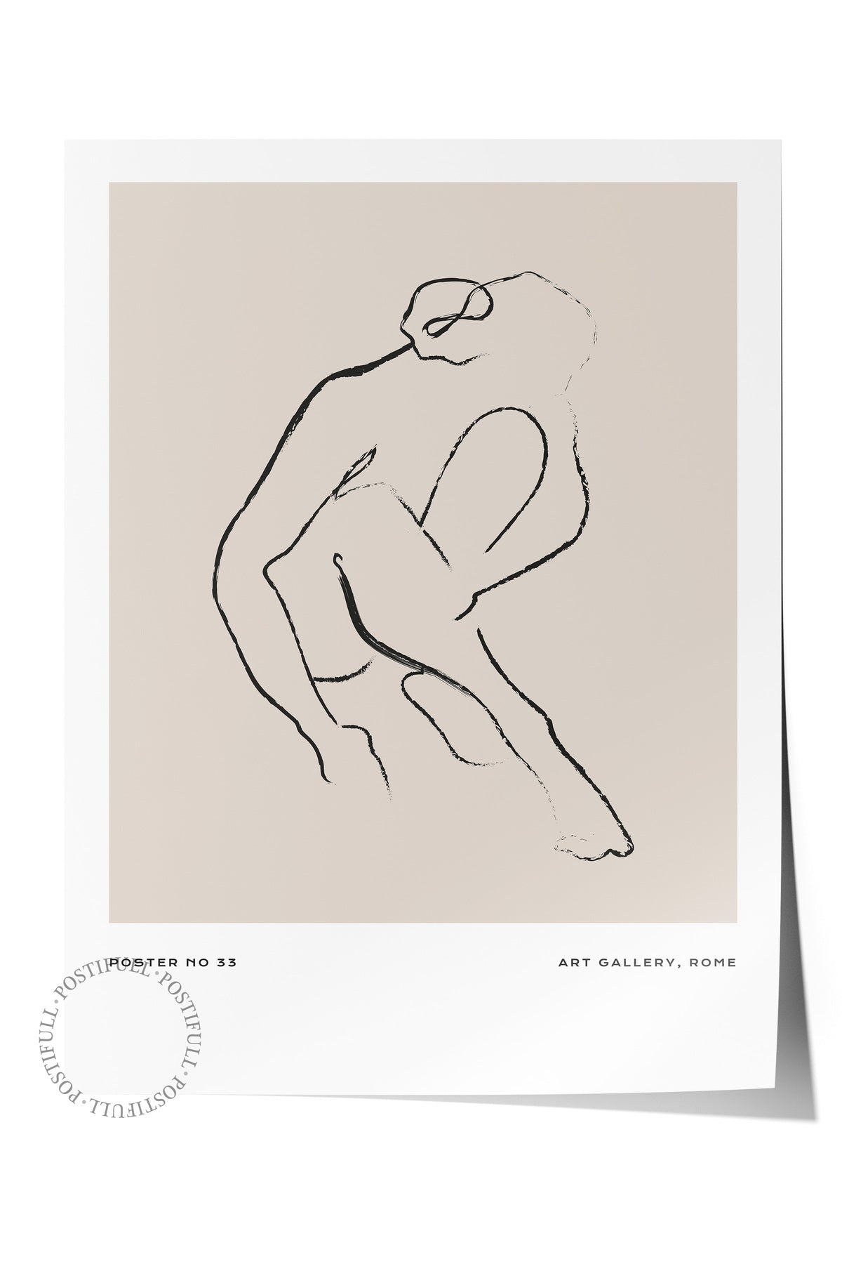 Minimal Temalı Duvar Posteri, Modern Çerçevesiz Poster - Yatak Odası, Salon, Mutfak Duvar Dekoru