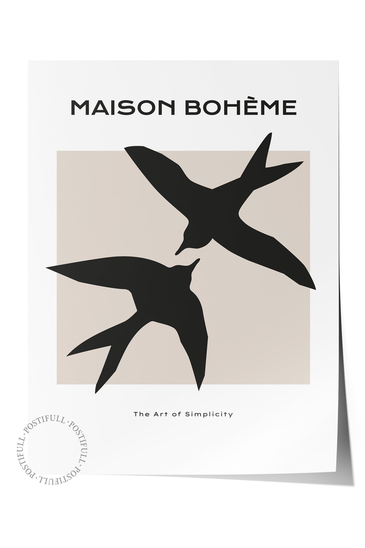 Minimal Temalı Duvar Posteri, Modern Çerçevesiz Poster - Yatak Odası, Salon, Mutfak Duvar Dekoru