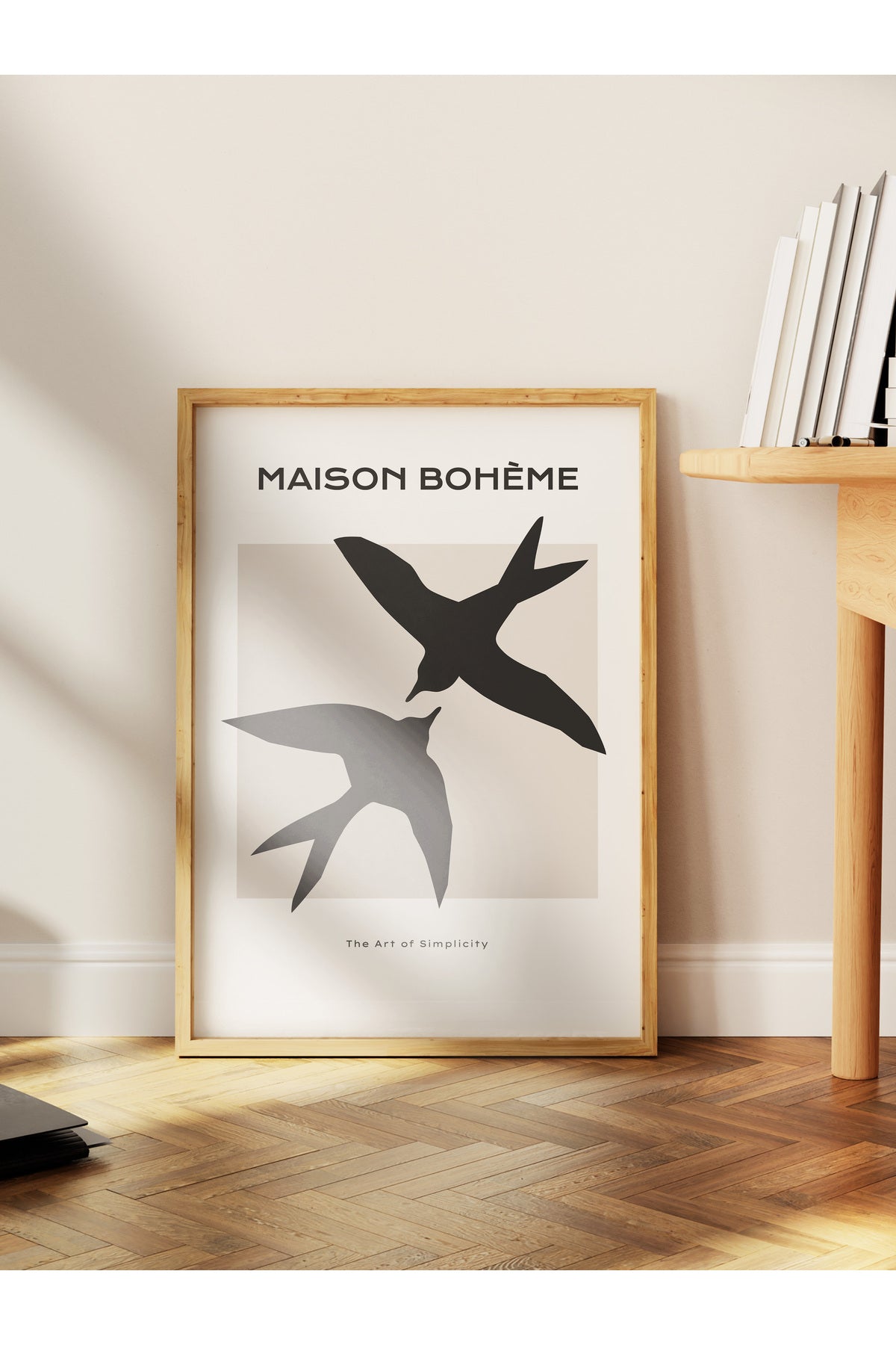 Minimal Temalı Duvar Posteri, Modern Çerçevesiz Poster - Yatak Odası, Salon, Mutfak Duvar Dekoru