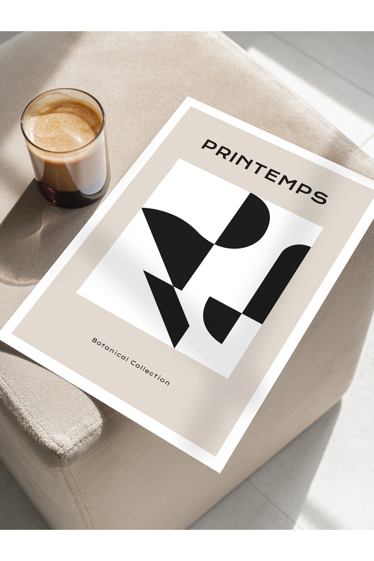 Minimal Temalı Duvar Posteri, Modern Çerçevesiz Poster - Yatak Odası, Salon, Mutfak Duvar Dekoru
