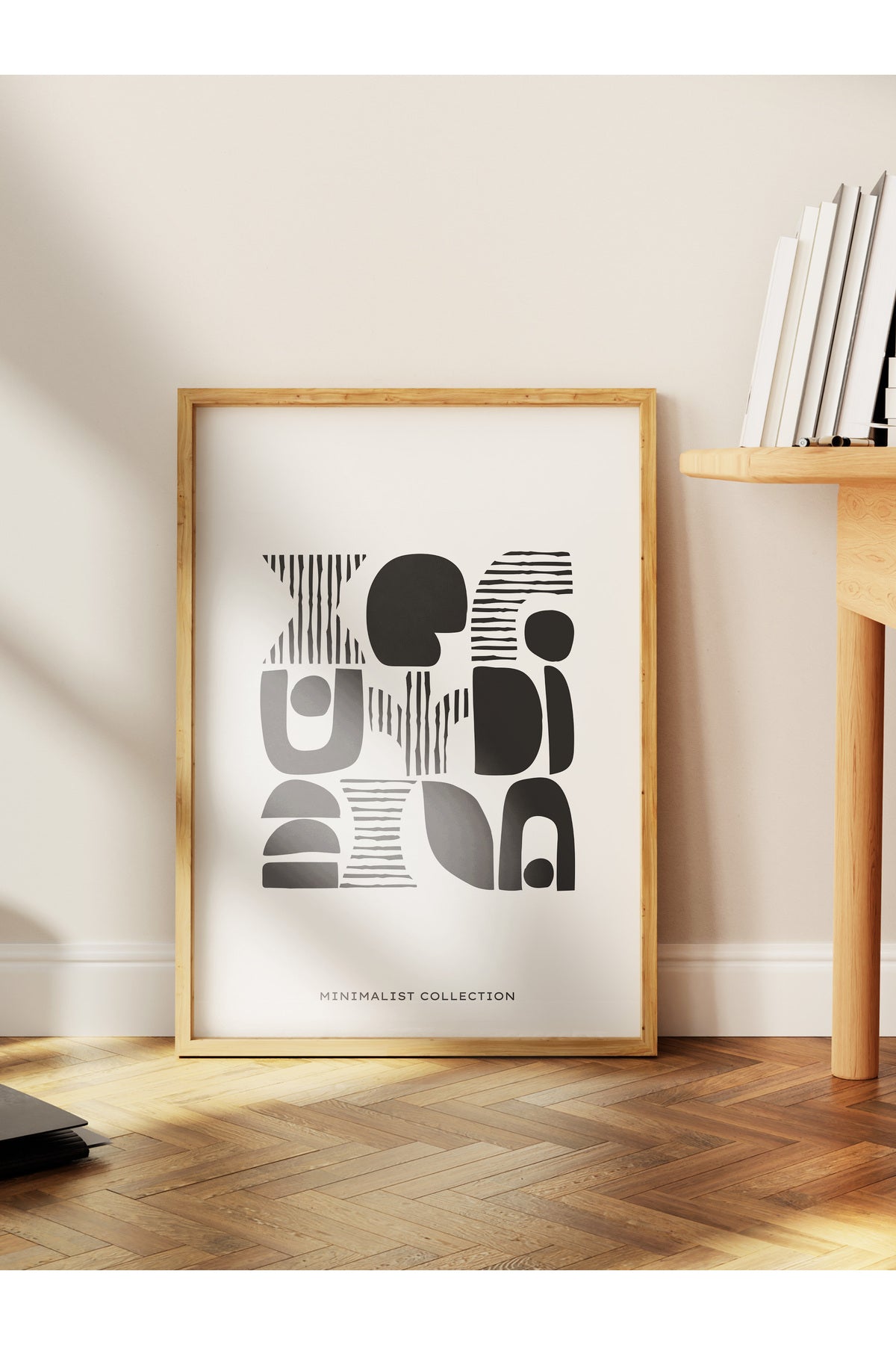 Minimal Temalı Duvar Posteri, Modern Çerçevesiz Poster - Yatak Odası, Salon, Mutfak Duvar Dekoru