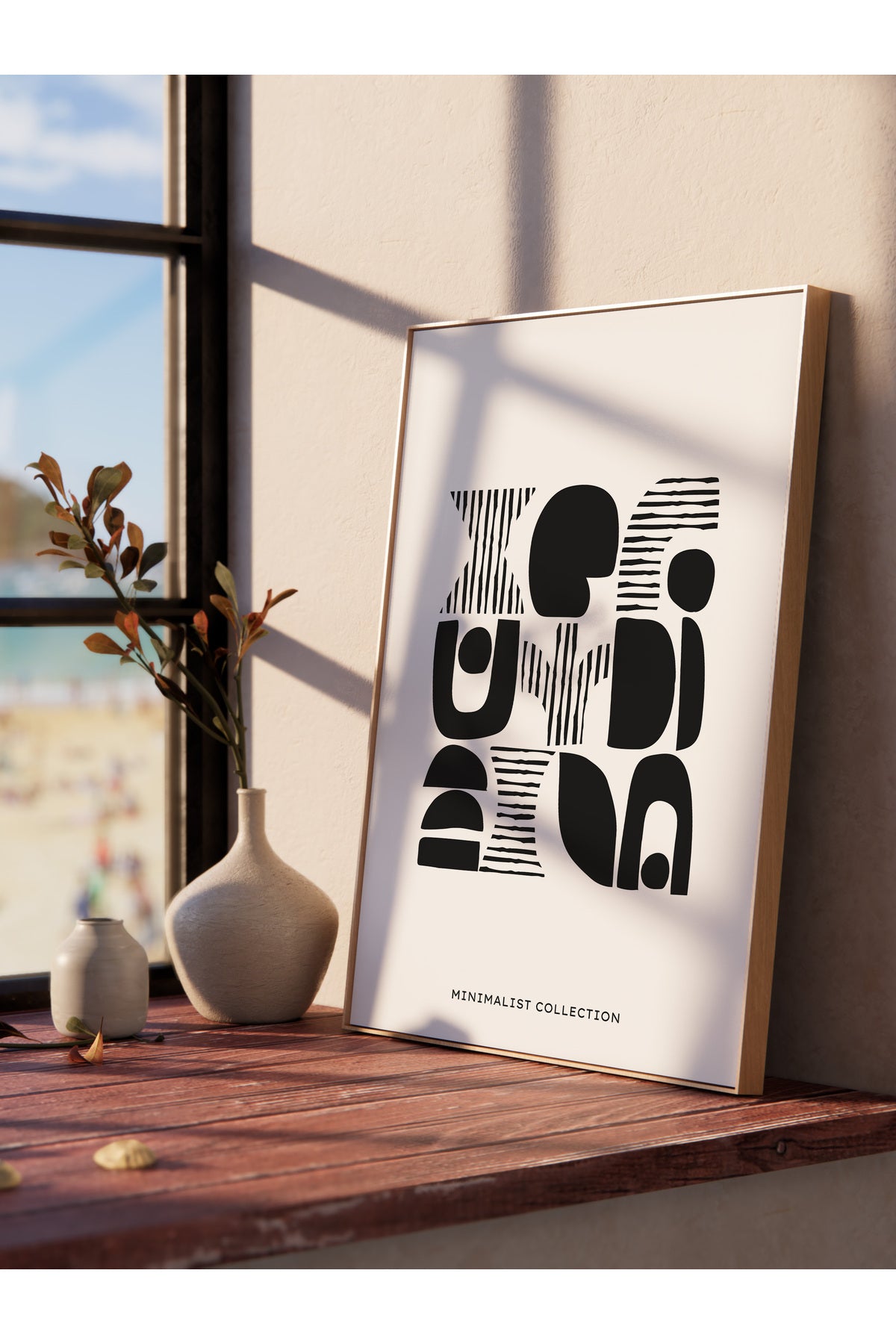 Minimal Temalı Duvar Posteri, Modern Çerçevesiz Poster - Yatak Odası, Salon, Mutfak Duvar Dekoru