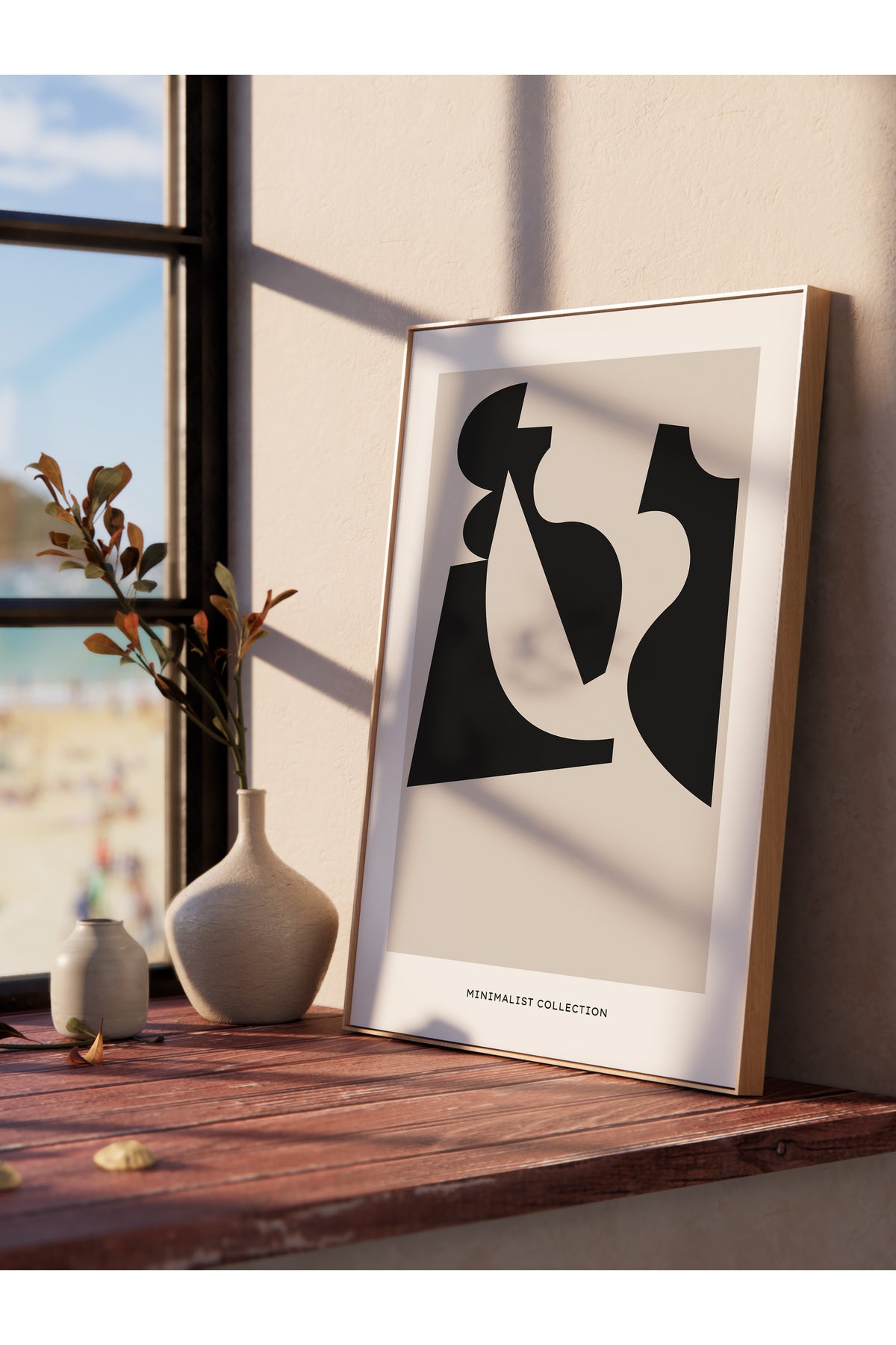 Minimal Temalı Duvar Posteri, Modern Çerçevesiz Poster - Yatak Odası, Salon, Mutfak Duvar Dekoru