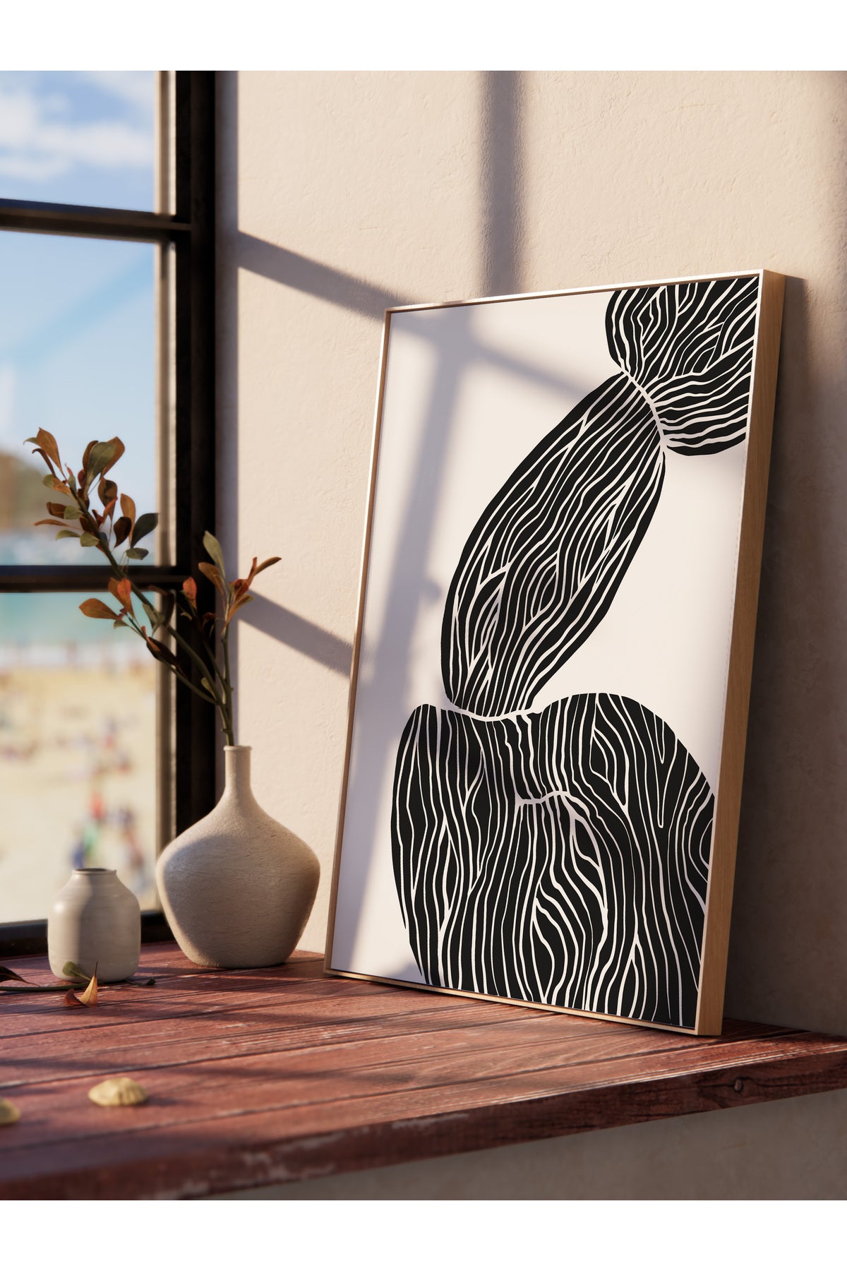 Minimal Temalı Duvar Posteri, Modern Çerçevesiz Poster - Yatak Odası, Salon, Mutfak Duvar Dekoru
