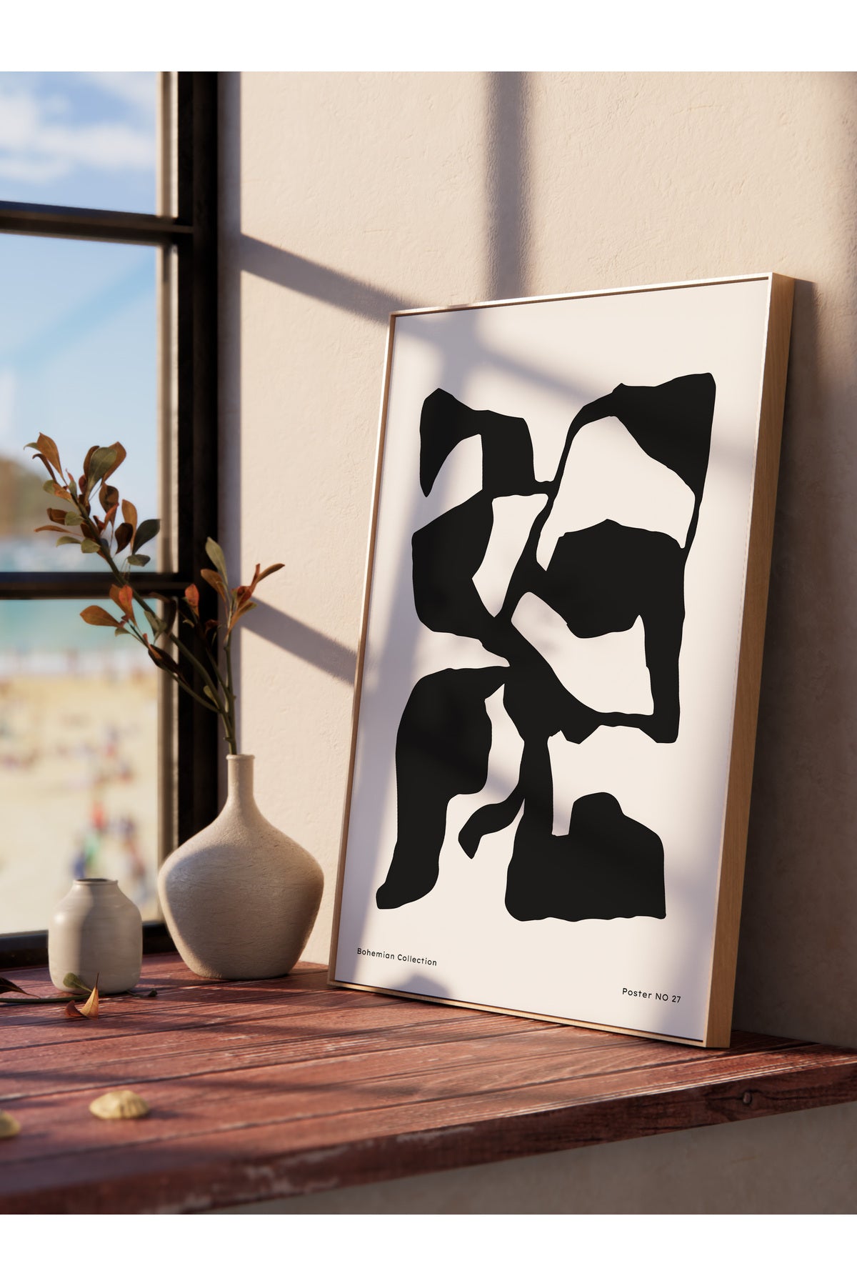 Minimal Temalı Duvar Posteri, Modern Çerçevesiz Poster - Yatak Odası, Salon, Mutfak Duvar Dekoru