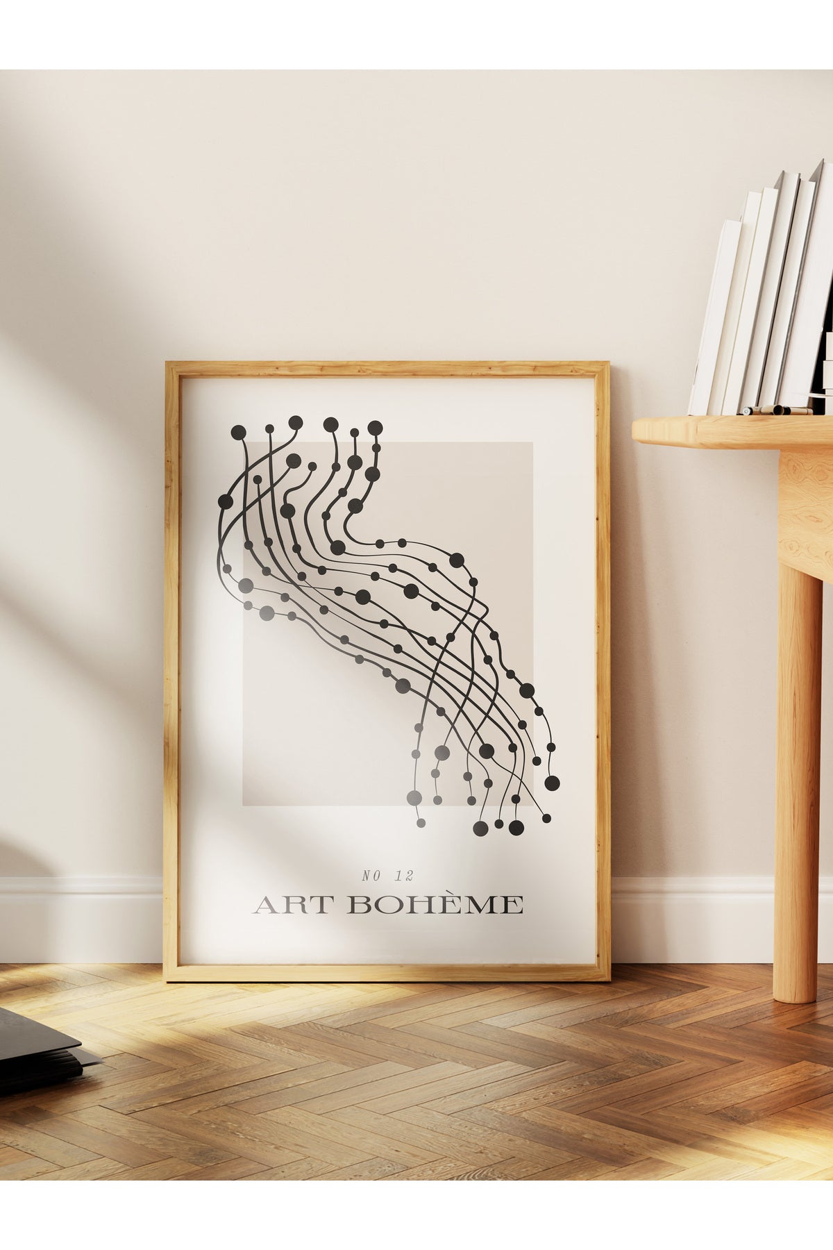 Minimal Temalı Duvar Posteri, Modern Çerçevesiz Poster - Yatak Odası, Salon, Mutfak Duvar Dekoru