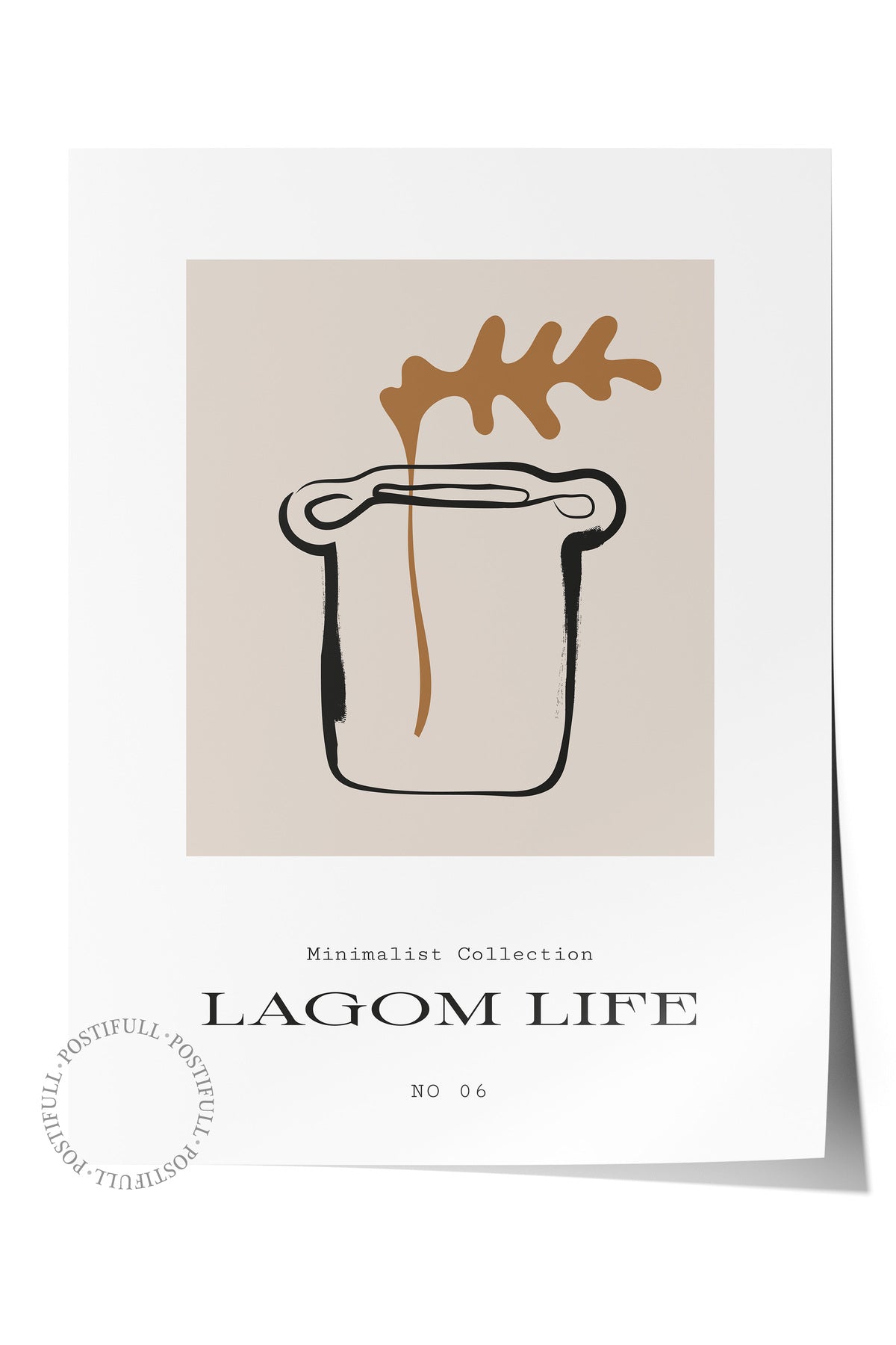 Minimal Temalı Duvar Posteri, Modern Çerçevesiz Poster - Yatak Odası, Salon, Mutfak Duvar Dekoru