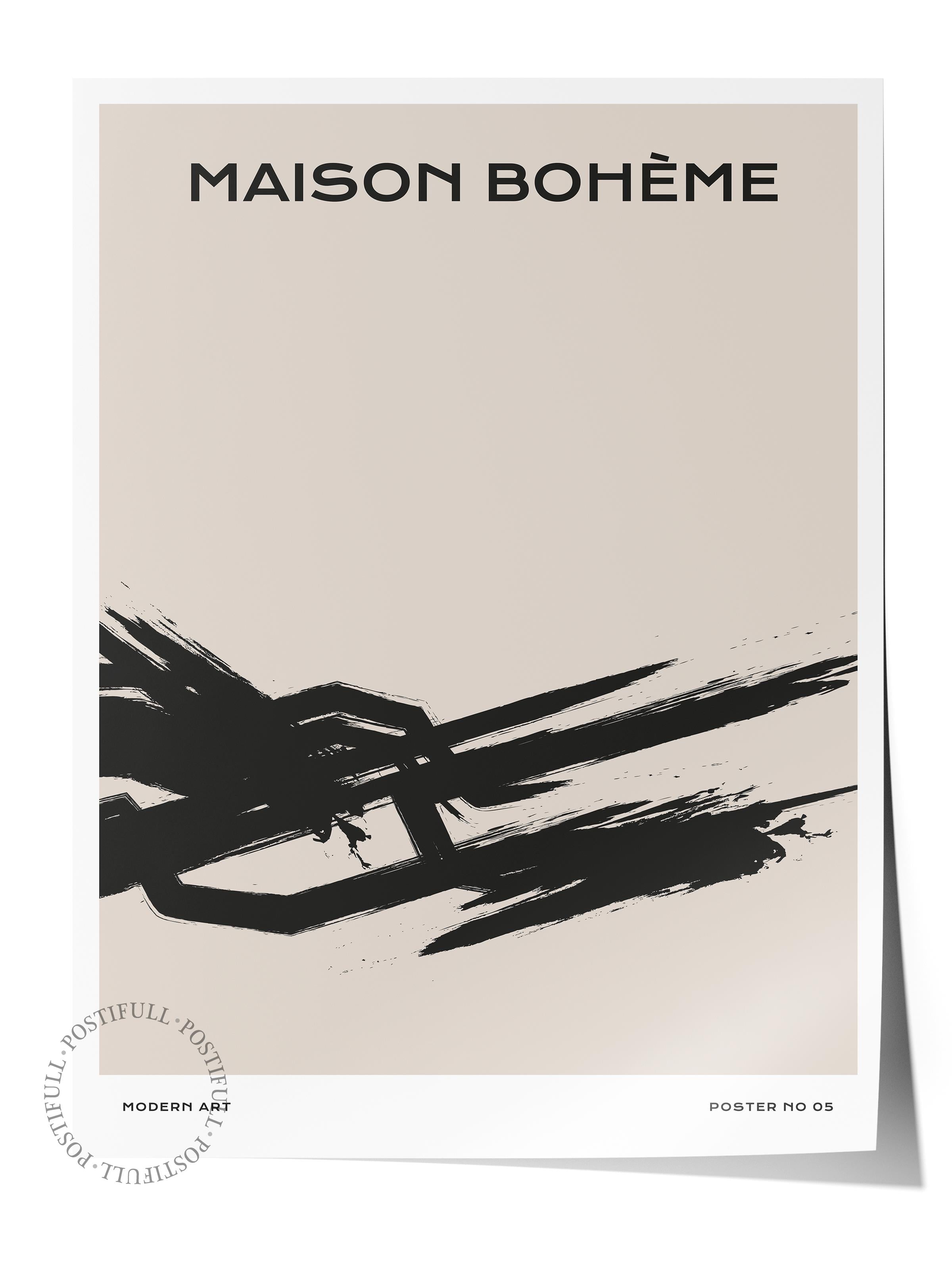 Minimal Temalı Duvar Posteri, Modern Çerçevesiz Poster - Yatak Odası, Salon, Mutfak Duvar Dekoru