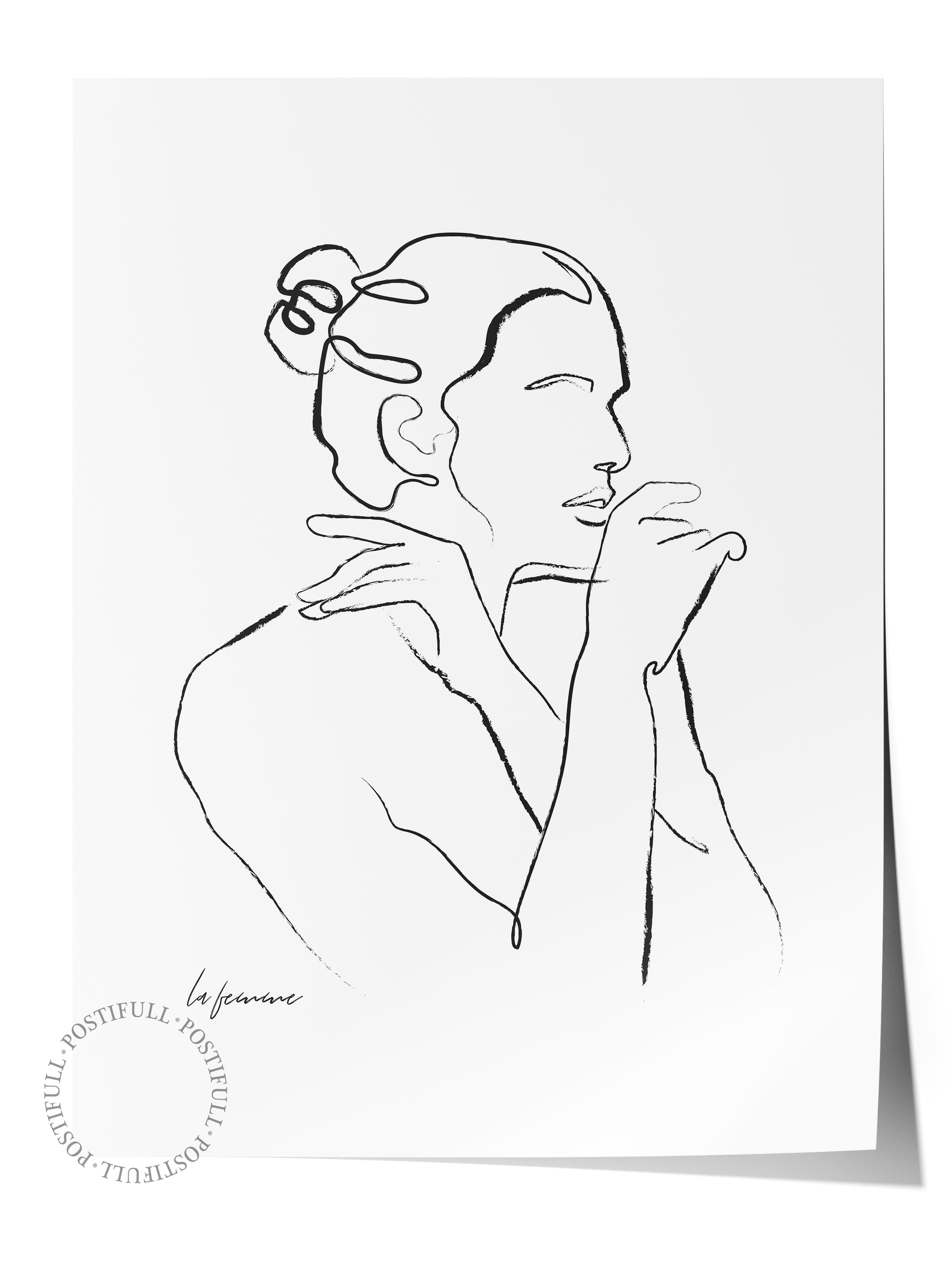 Minimal Temalı Duvar Posteri, Modern Çerçevesiz Poster - Yatak Odası, Salon, Mutfak Duvar Dekoru