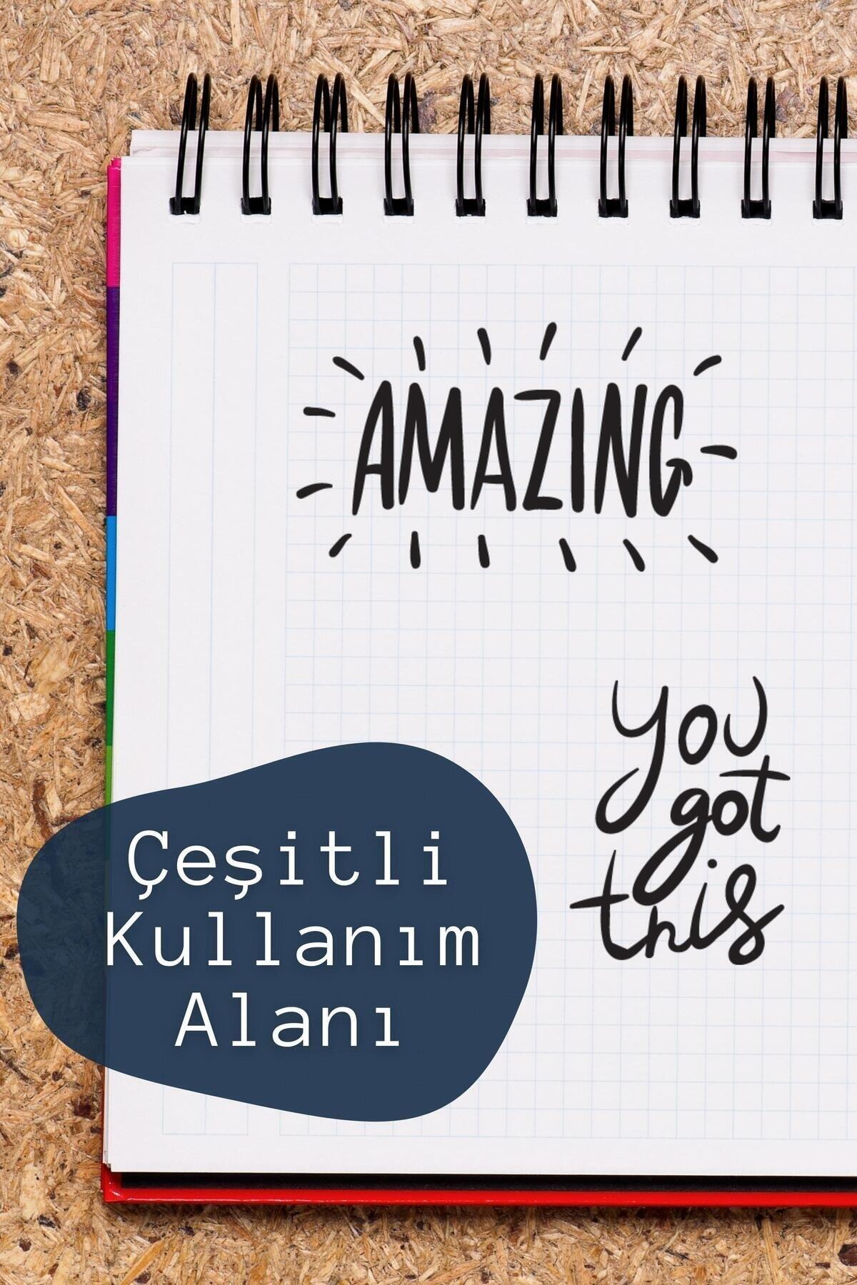 Minimal Temalı Sticker Seti - 24 Adet Etiket Seti- Telefon, Tablet, Defter Laptop Uyumlu Etiket