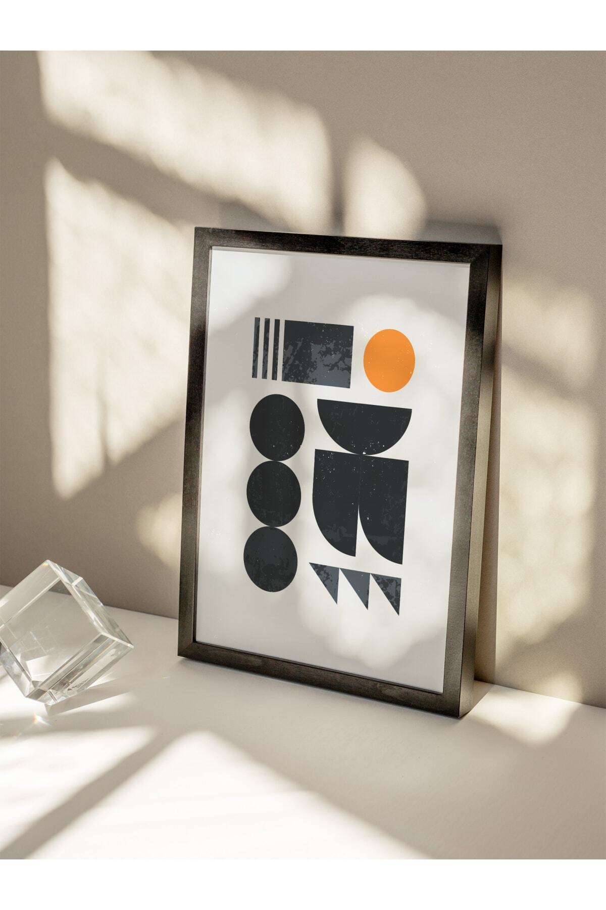 Modern Bauhaus Ve Estetik Duvar Tablosu, Çerçevesiz Poster, Salon, Mutfak Ve Ofis Duvar Dekoru