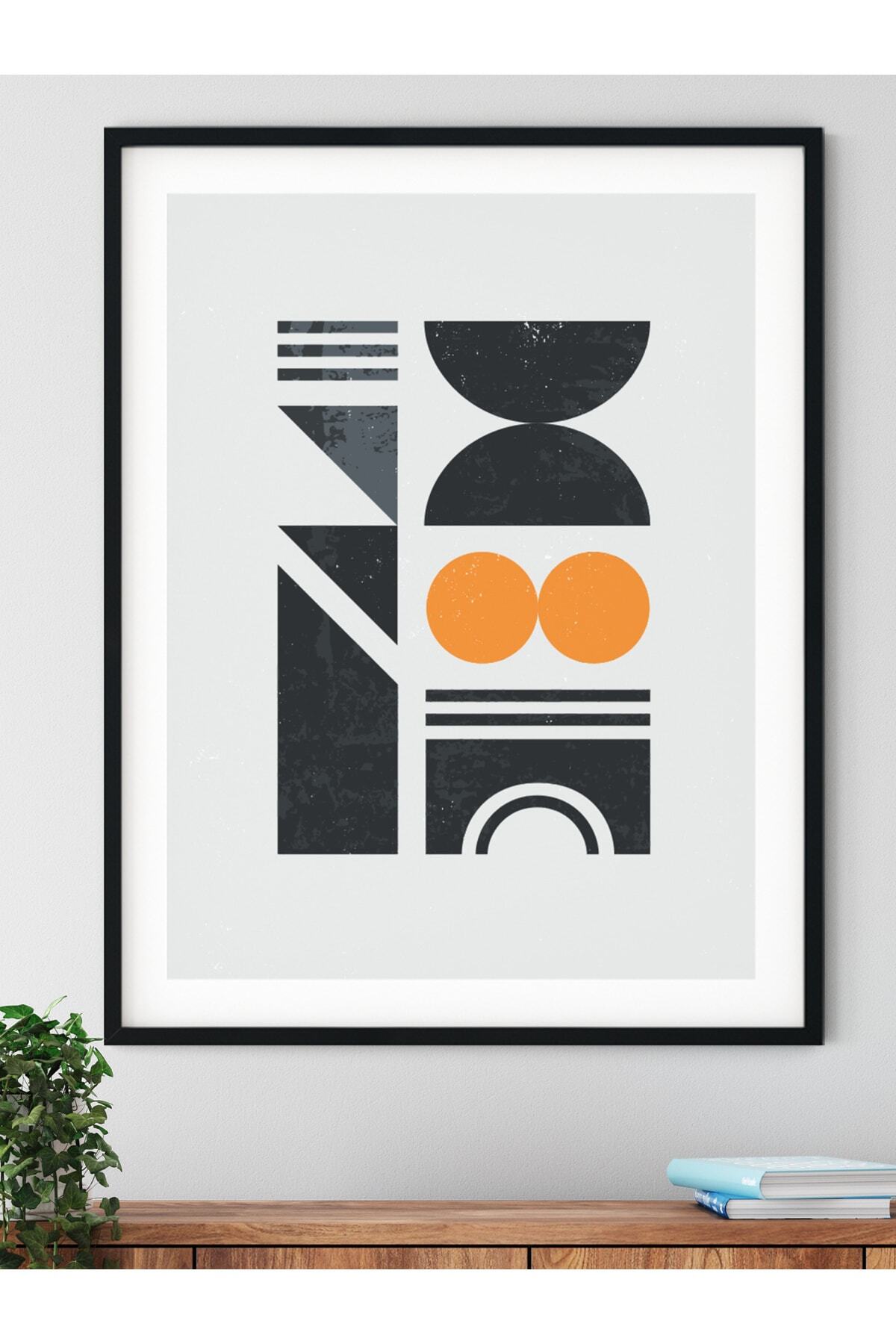 Modern Bauhaus Ve Estetik Duvar Tablosu, Çerçevesiz Poster, Salon, Mutfak Ve Ofis Duvar Dekoru