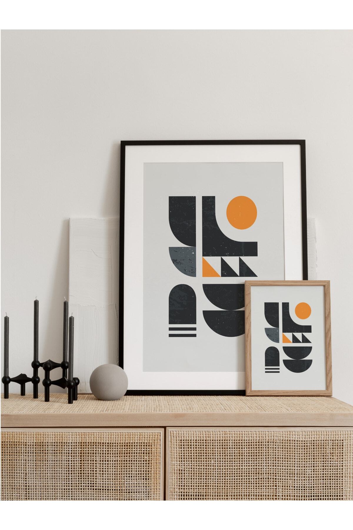 Modern Bauhaus Ve Estetik Poster, Boho Duvar Dekoru, Çerçevesiz 30cm X 42cm,büyük Boy Duvar Tablosu