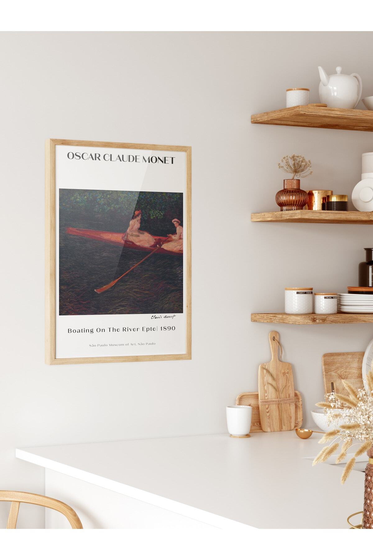 Monet Duvar Posteri - Duvar Dekoru - Sanat Serisi Posterleri - Kalın Kuşe Kağıt - Çerçevesiz