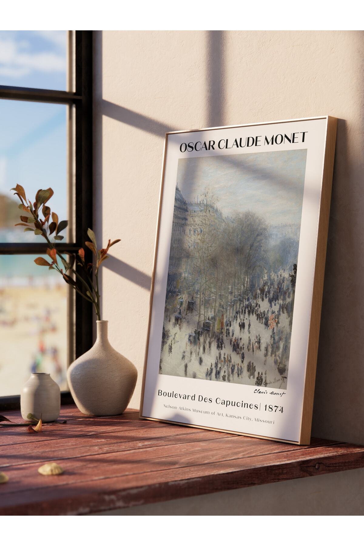 Monet Duvar Posteri - Duvar Dekoru - Sanat Serisi Posterleri - Kalın Kuşe Kağıt - Çerçevesiz