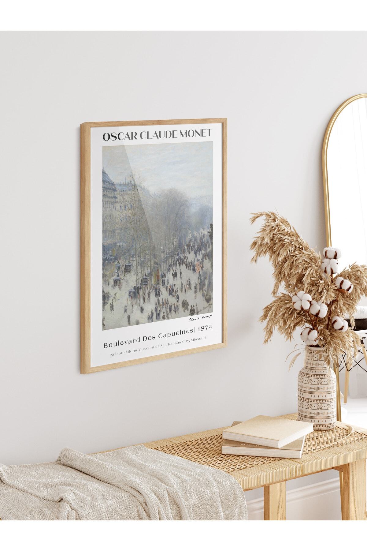 Monet Duvar Posteri - Duvar Dekoru - Sanat Serisi Posterleri - Kalın Kuşe Kağıt - Çerçevesiz