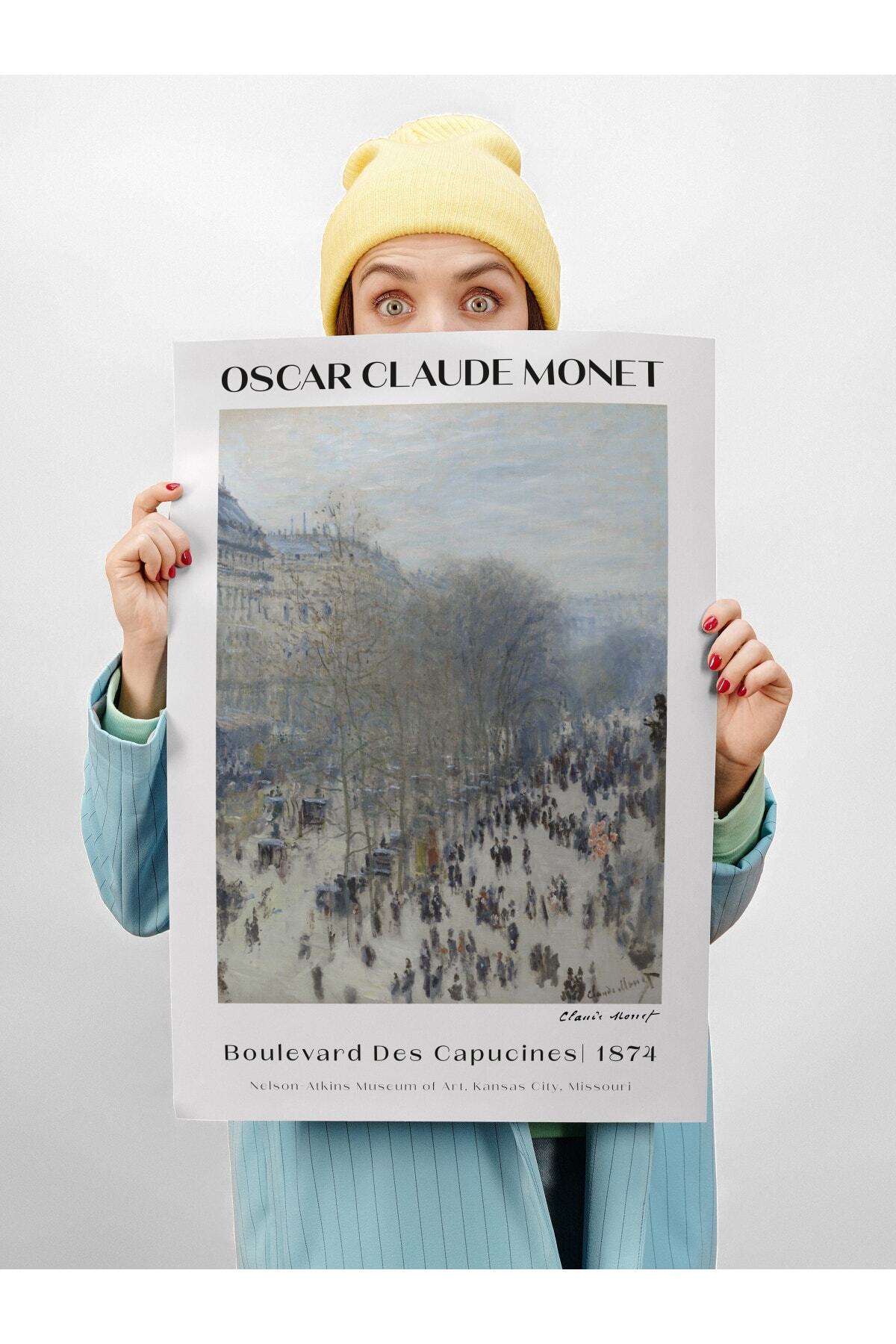 Monet Duvar Posteri - Duvar Dekoru - Sanat Serisi Posterleri - Kalın Kuşe Kağıt - Çerçevesiz