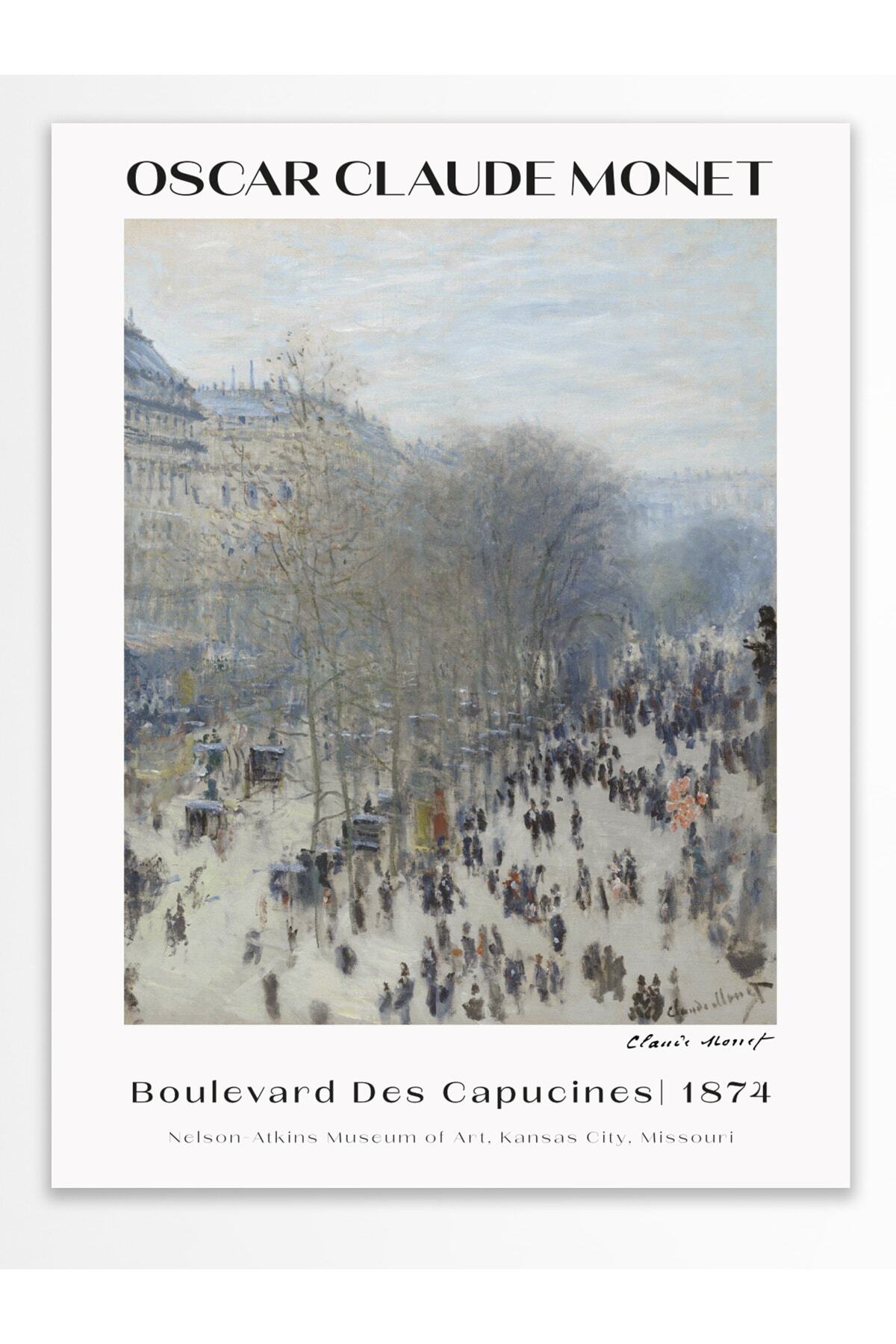 Monet Duvar Posteri - Duvar Dekoru - Sanat Serisi Posterleri - Kalın Kuşe Kağıt - Çerçevesiz