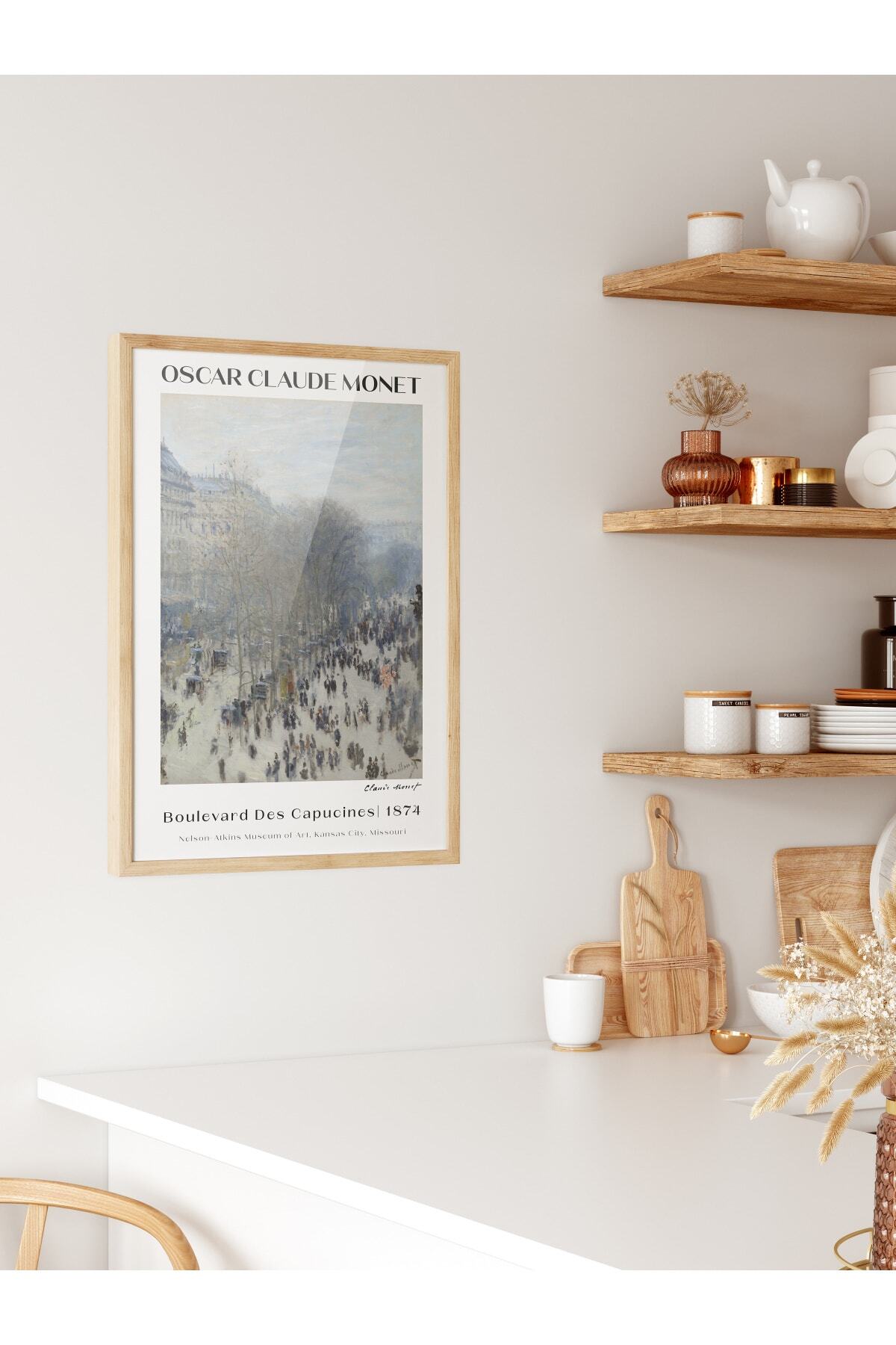 Monet Duvar Posteri - Duvar Dekoru - Sanat Serisi Posterleri - Kalın Kuşe Kağıt - Çerçevesiz