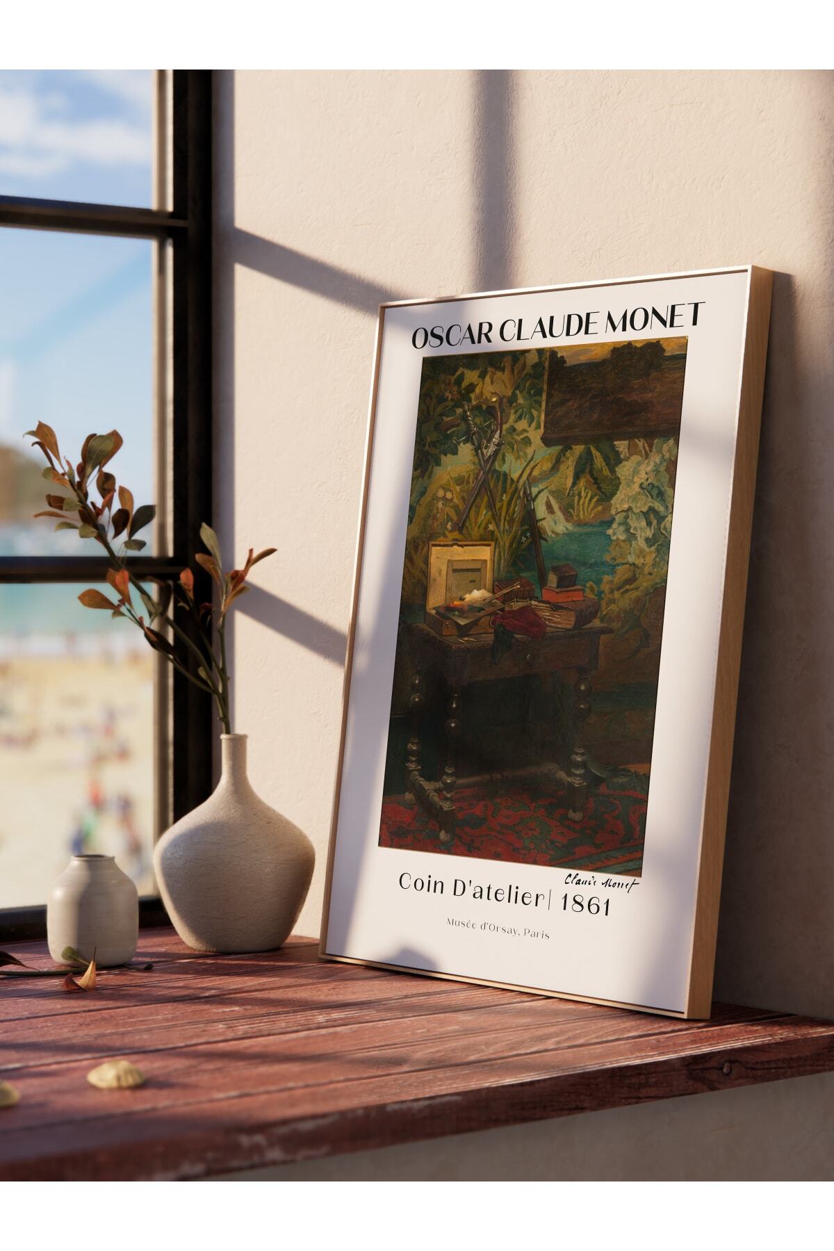 Monet Duvar Posteri - Duvar Dekoru - Sanat Serisi Posterleri - Kalın Kuşe Kağıt - Çerçevesiz