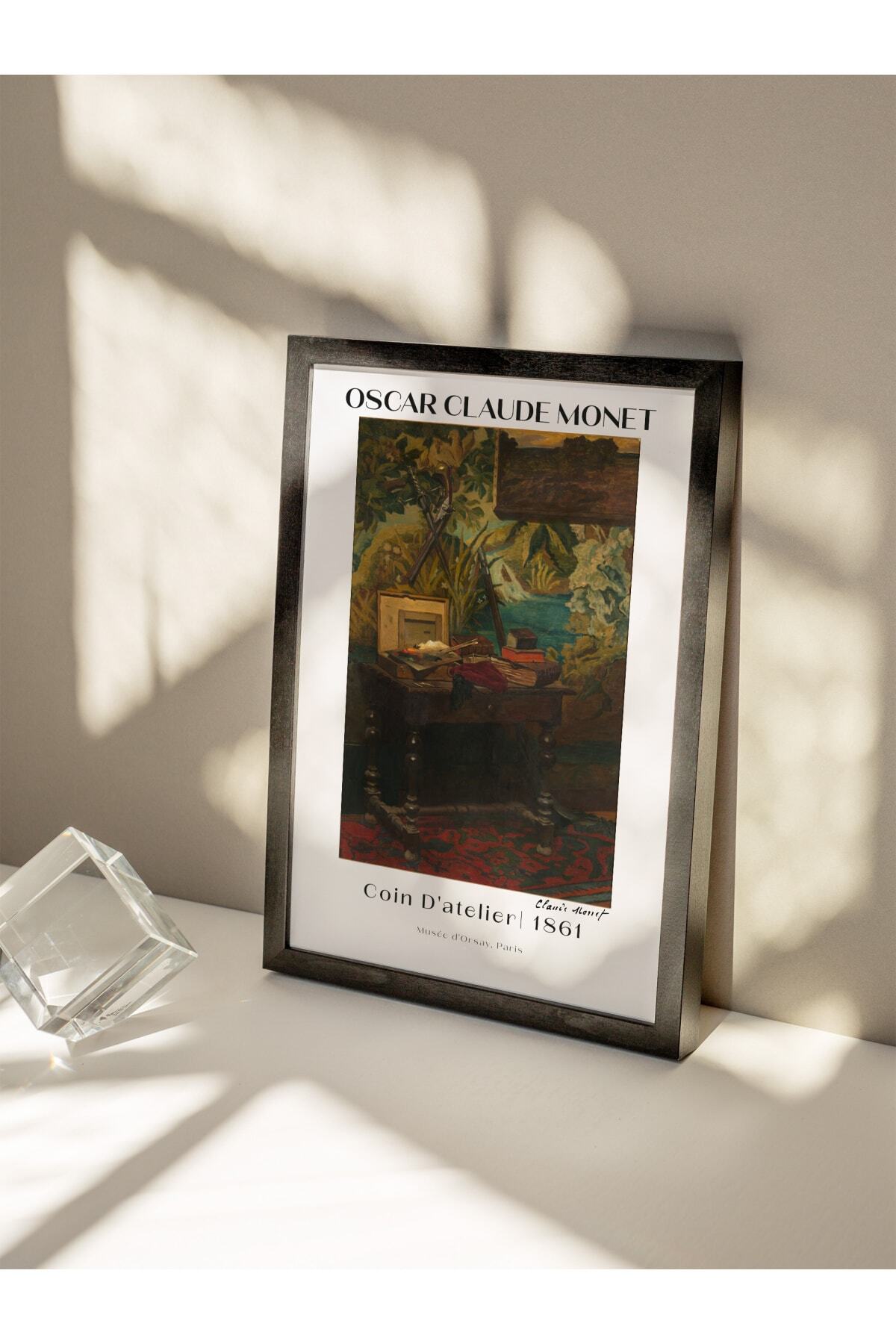 Monet Duvar Posteri - Duvar Dekoru - Sanat Serisi Posterleri - Kalın Kuşe Kağıt - Çerçevesiz