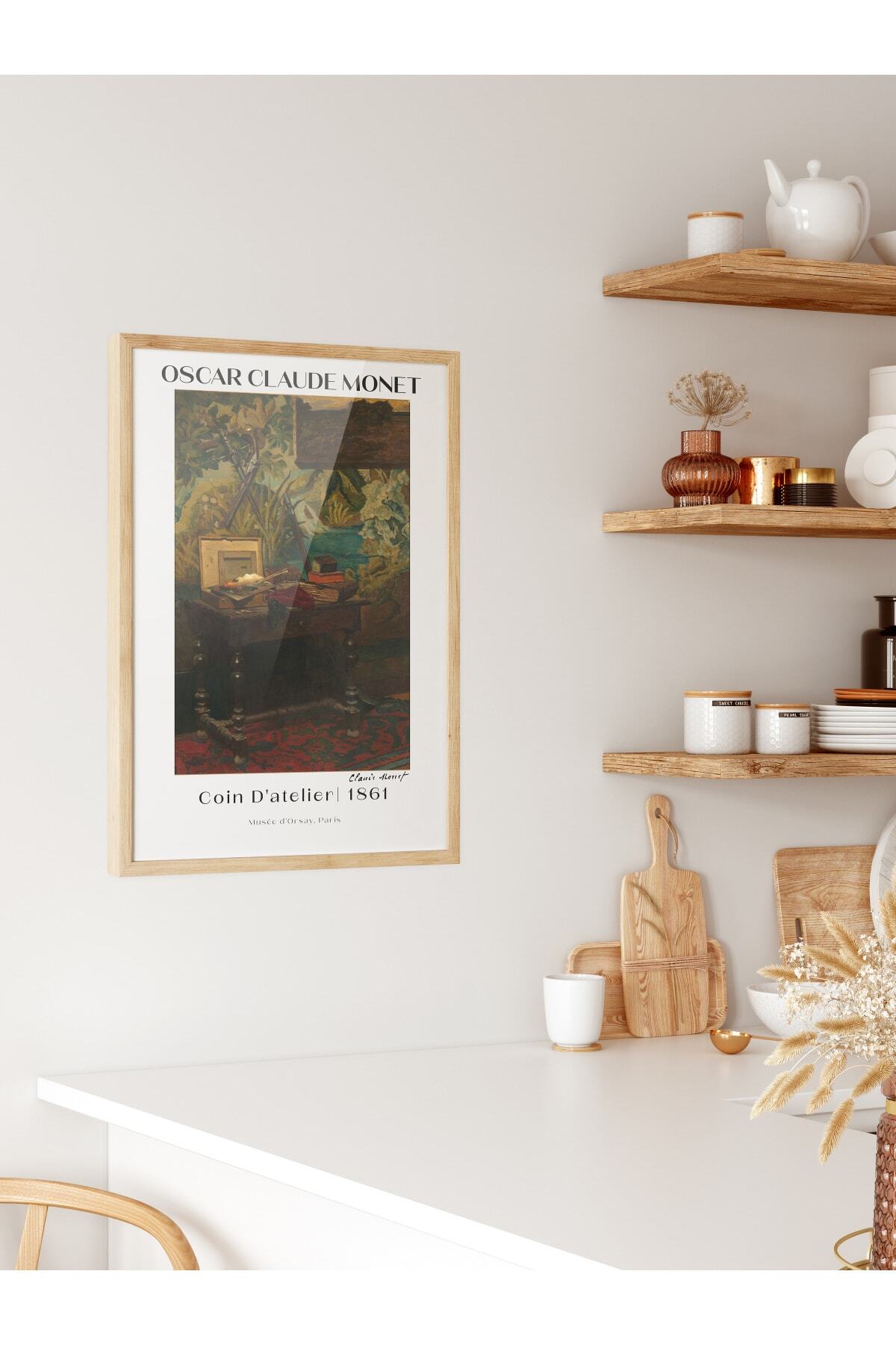 Monet Duvar Posteri - Duvar Dekoru - Sanat Serisi Posterleri - Kalın Kuşe Kağıt - Çerçevesiz