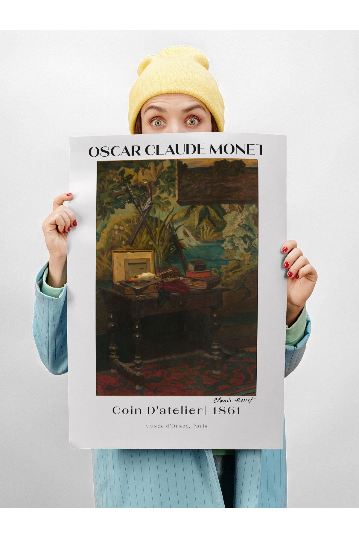 Monet Duvar Posteri - Duvar Dekoru - Sanat Serisi Posterleri - Kalın Kuşe Kağıt - Çerçevesiz