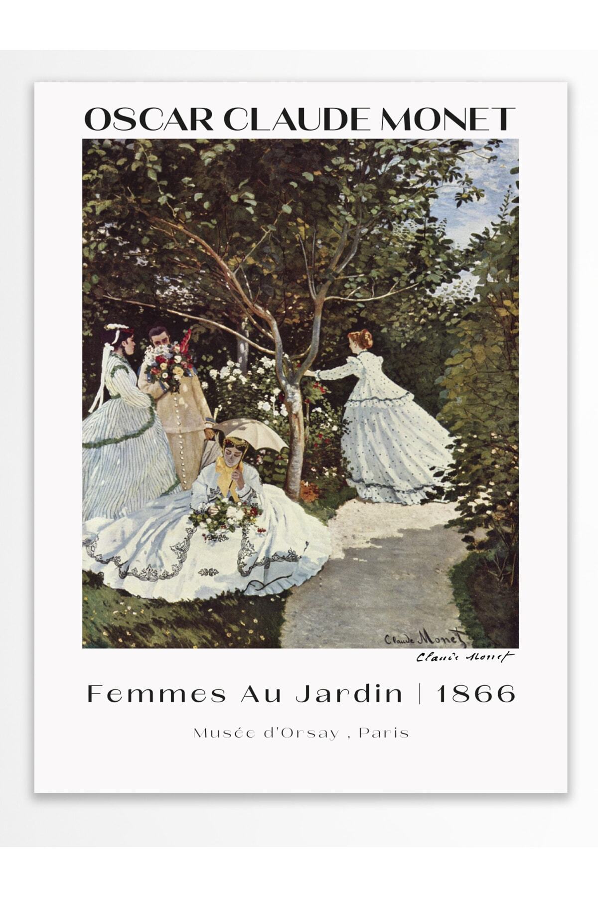 Monet Duvar Posteri - Duvar Dekoru - Sanat Serisi Posterleri - Kalın Kuşe Kağıt - Çerçevesiz