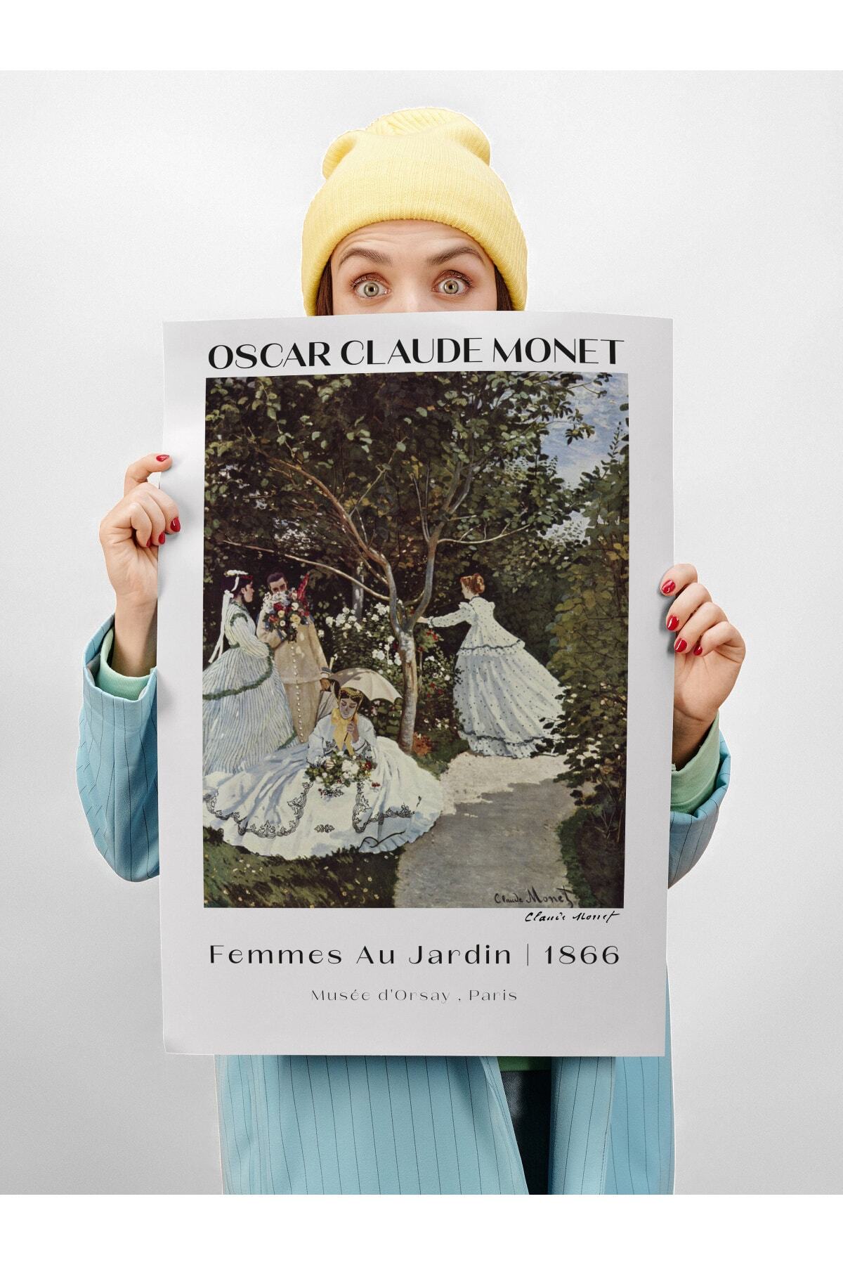 Monet Duvar Posteri - Duvar Dekoru - Sanat Serisi Posterleri - Kalın Kuşe Kağıt - Çerçevesiz