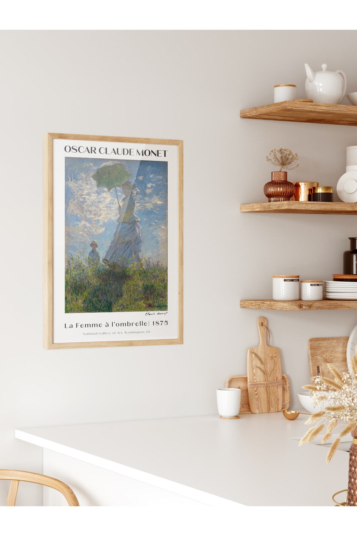 Monet Duvar Posteri - Duvar Dekoru - Sanat Serisi Posterleri - Kalın Kuşe Kağıt - Çerçevesiz