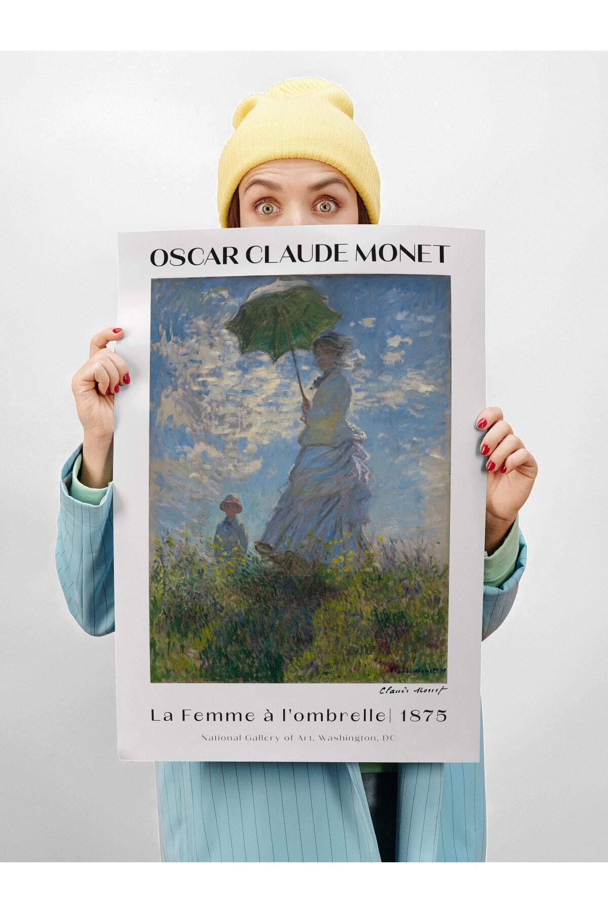 Monet Duvar Posteri - Duvar Dekoru - Sanat Serisi Posterleri - Kalın Kuşe Kağıt - Çerçevesiz