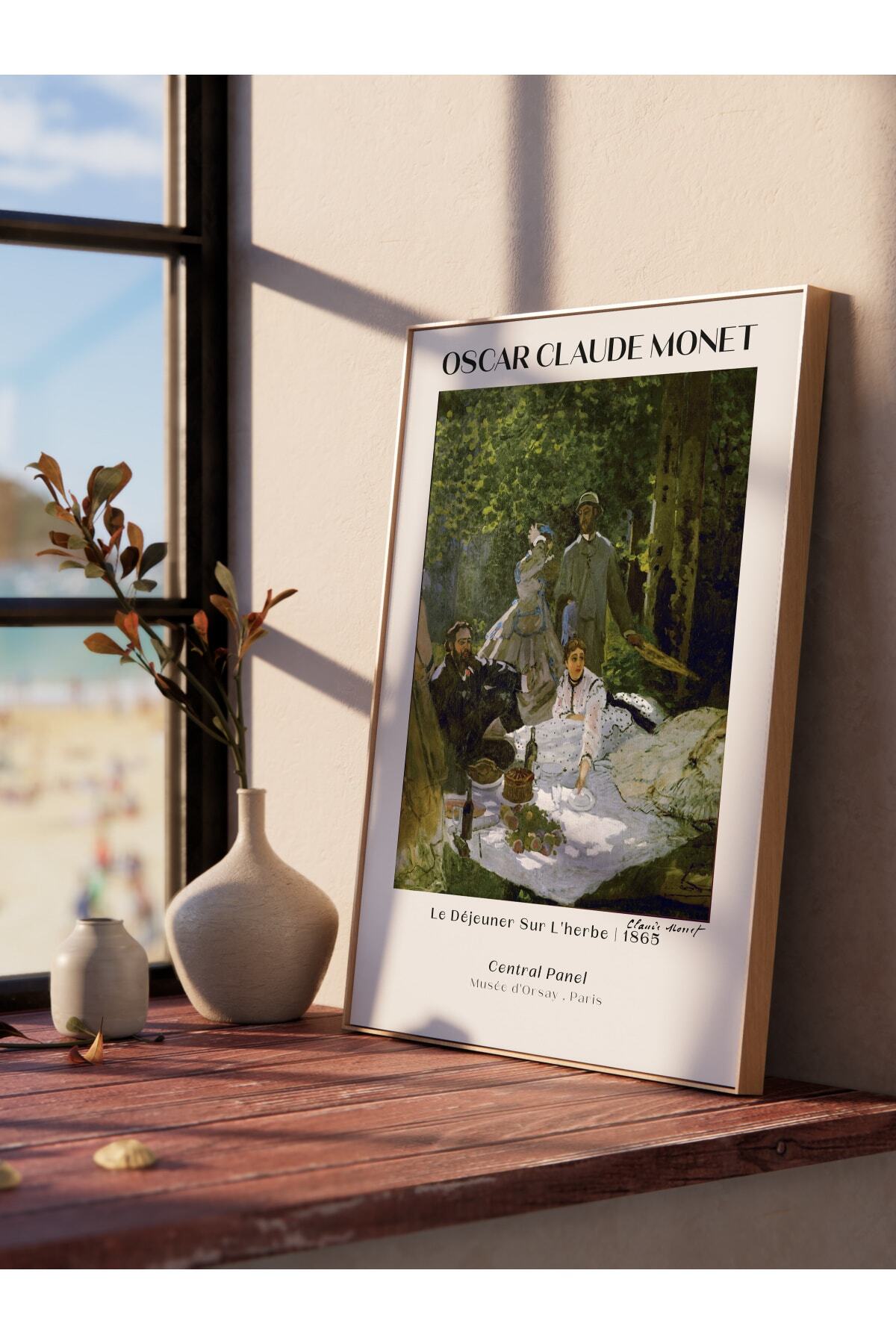 Monet Duvar Posteri - Duvar Dekoru - Sanat Serisi Posterleri - Kalın Kuşe Kağıt - Çerçevesiz