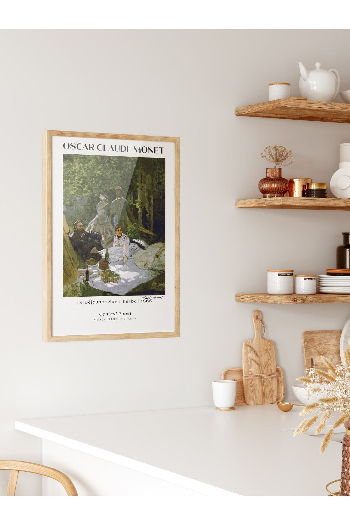 Monet Duvar Posteri - Duvar Dekoru - Sanat Serisi Posterleri - Kalın Kuşe Kağıt - Çerçevesiz