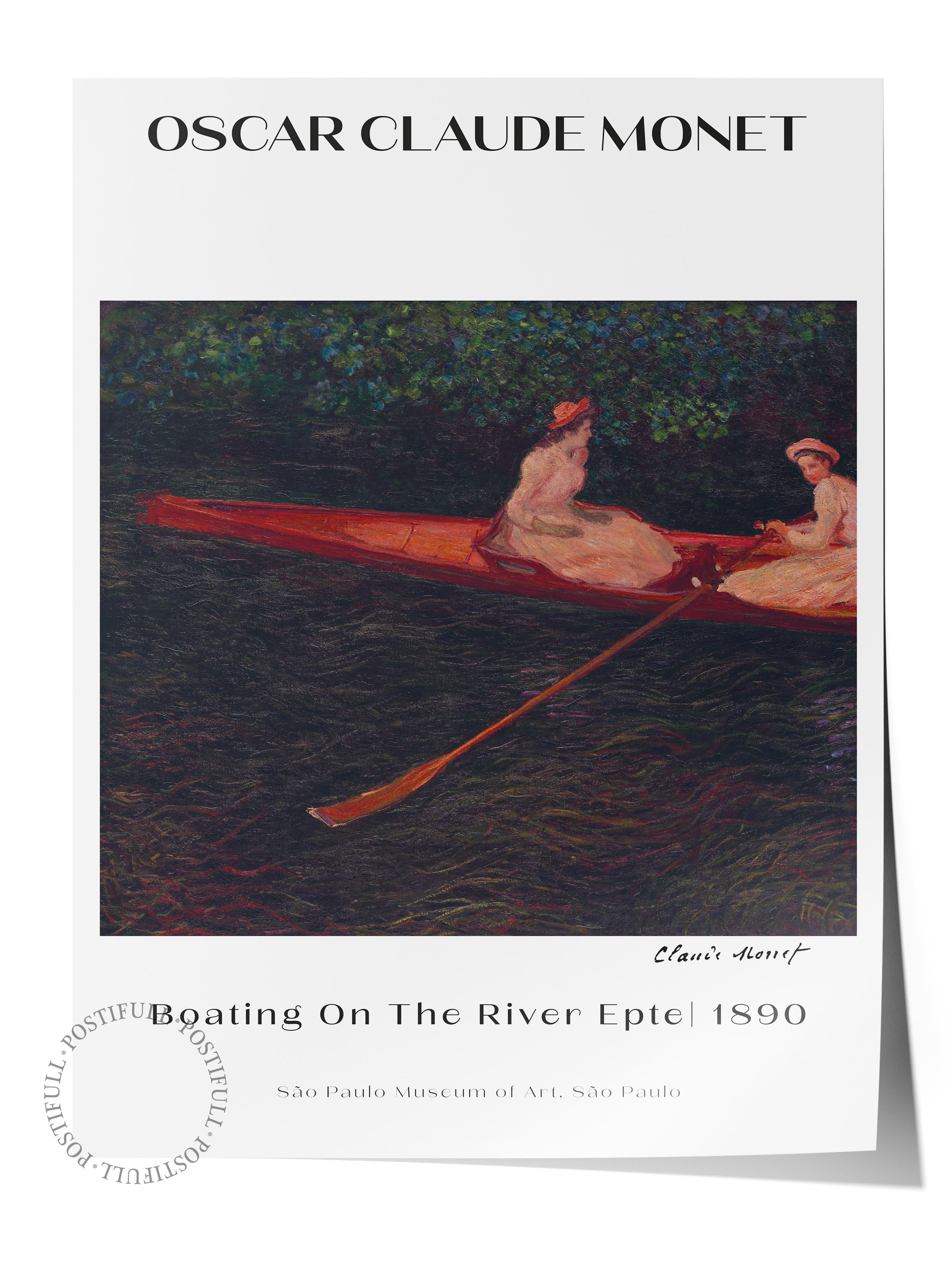 Monet Duvar Posteri - Duvar Dekoru - Sanat Serisi Posterleri - Kalın Kuşe Kağıt - Çerçevesiz