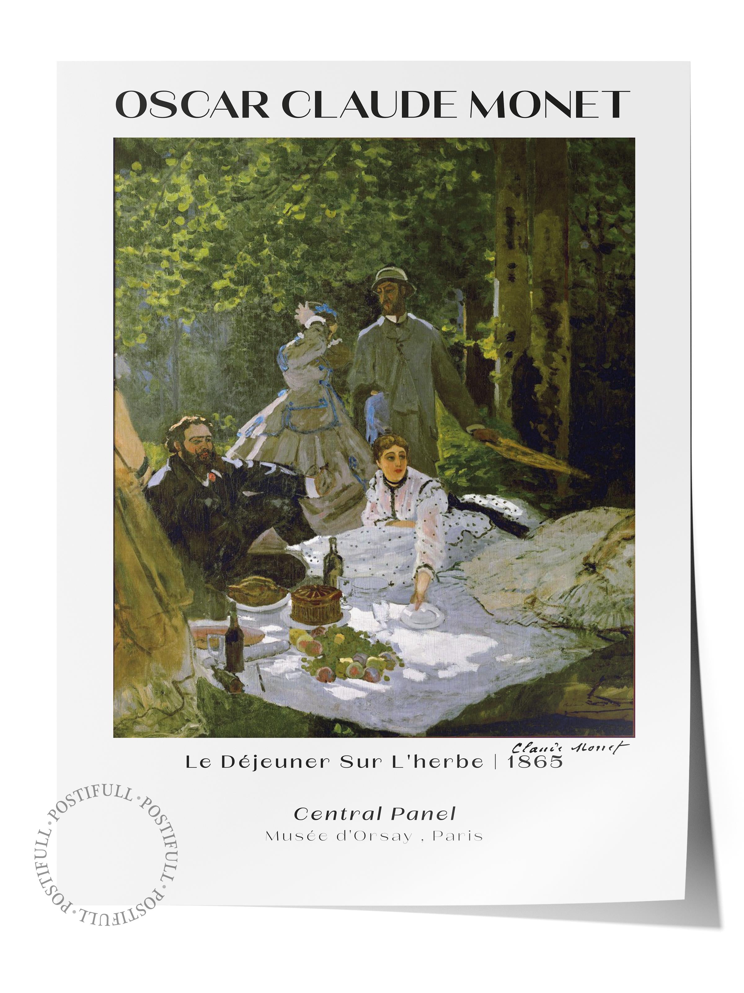 Monet Duvar Posteri - Duvar Dekoru - Sanat Serisi Posterleri - Kalın Kuşe Kağıt - Çerçevesiz