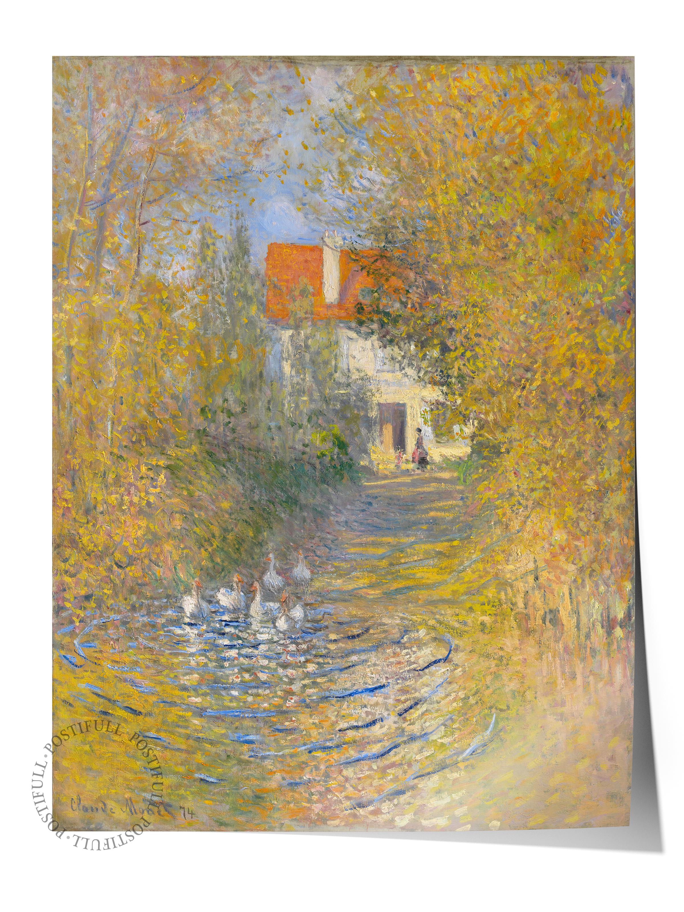 Monet Poster No:17 Modern Sanat Poster - Sanat Dekor Serisi - Duvar Tablosu, HD Baskı