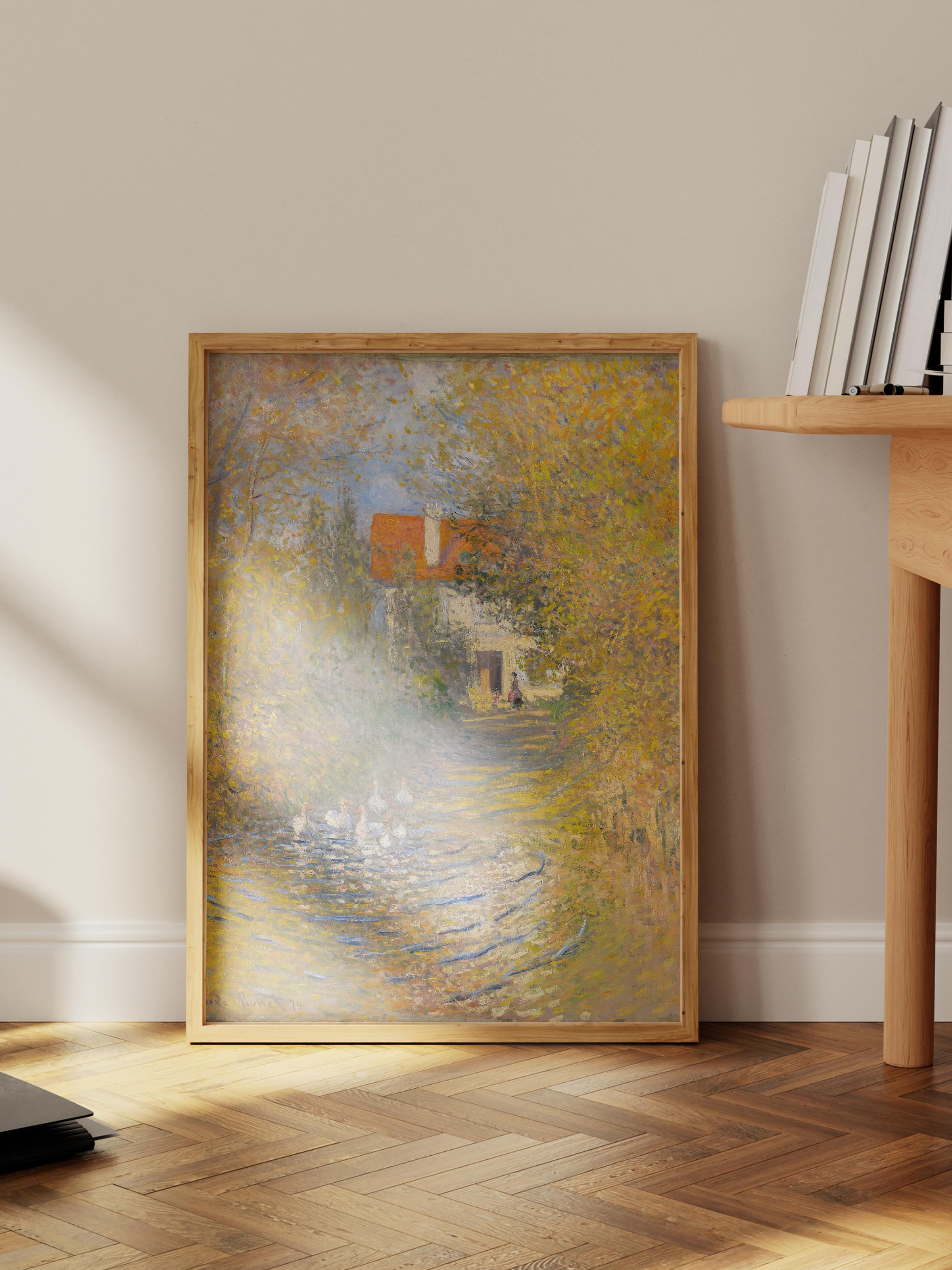 Monet Poster No:17 Modern Sanat Poster - Sanat Dekor Serisi - Duvar Tablosu, HD Baskı