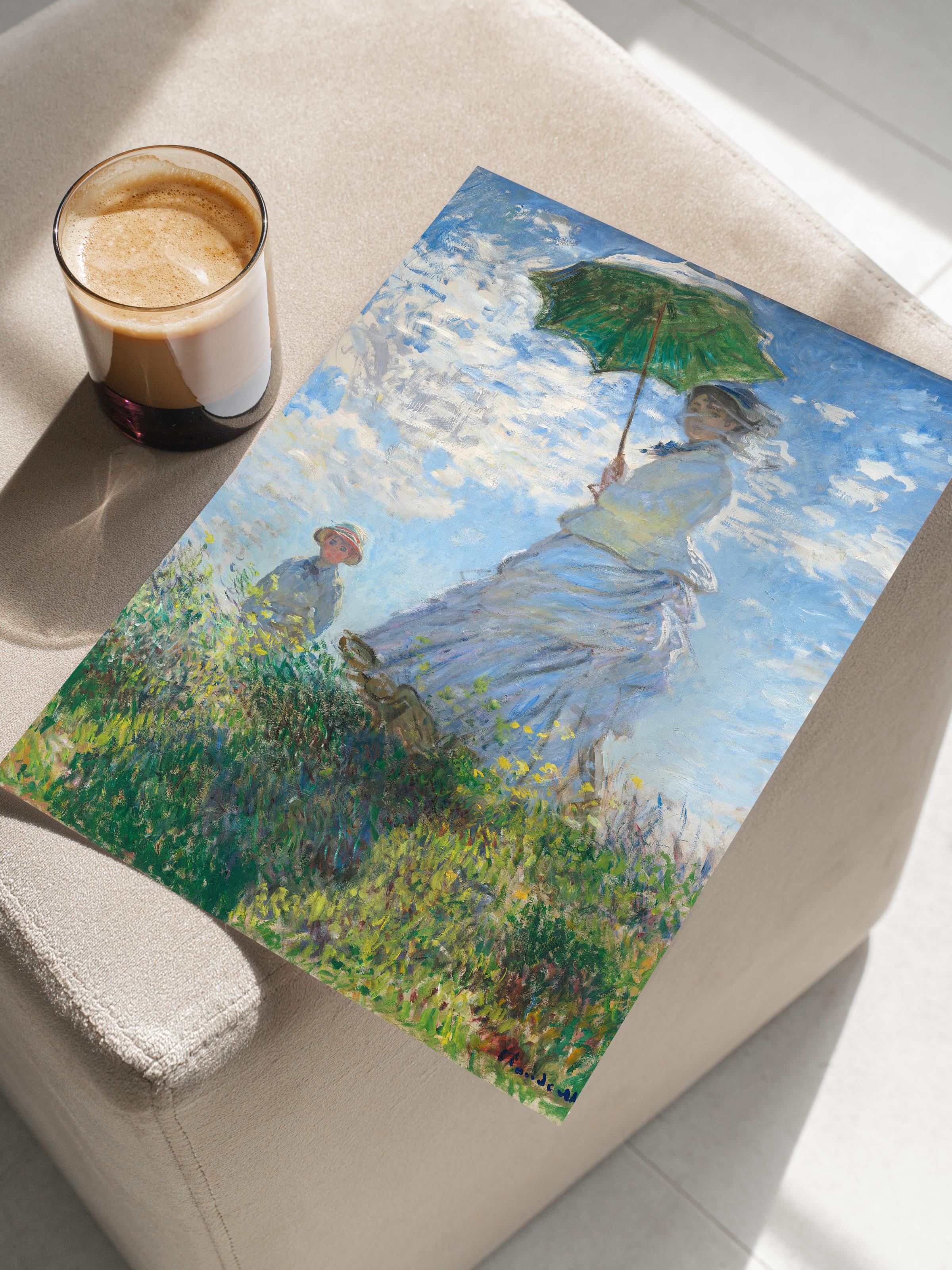 Monet Poster No:2 Modern Sanat Poster - Sanat Dekor Serisi - Duvar Tablosu, HD Baskı