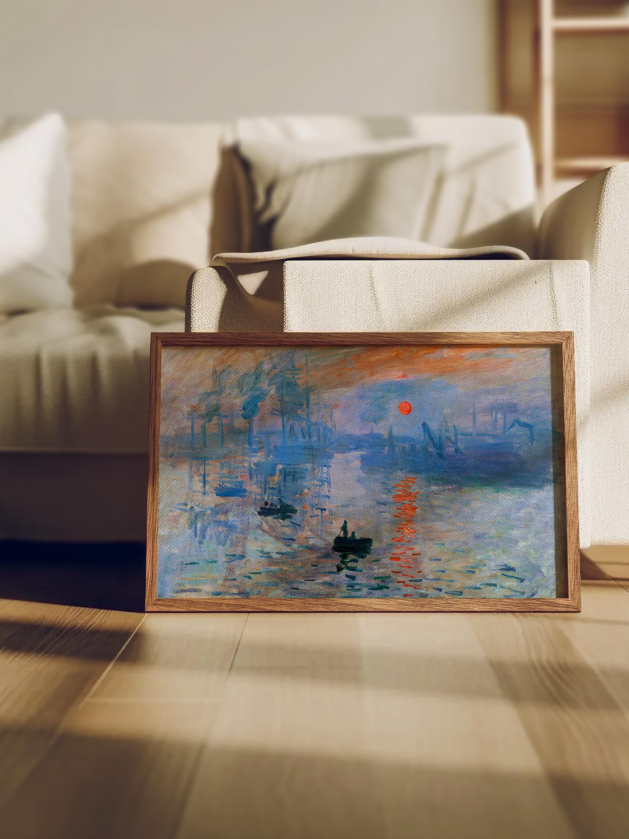 Monet Poster No:35 Modern Sanat Poster - Sanat Dekor Serisi - Duvar Tablosu, HD Baskı