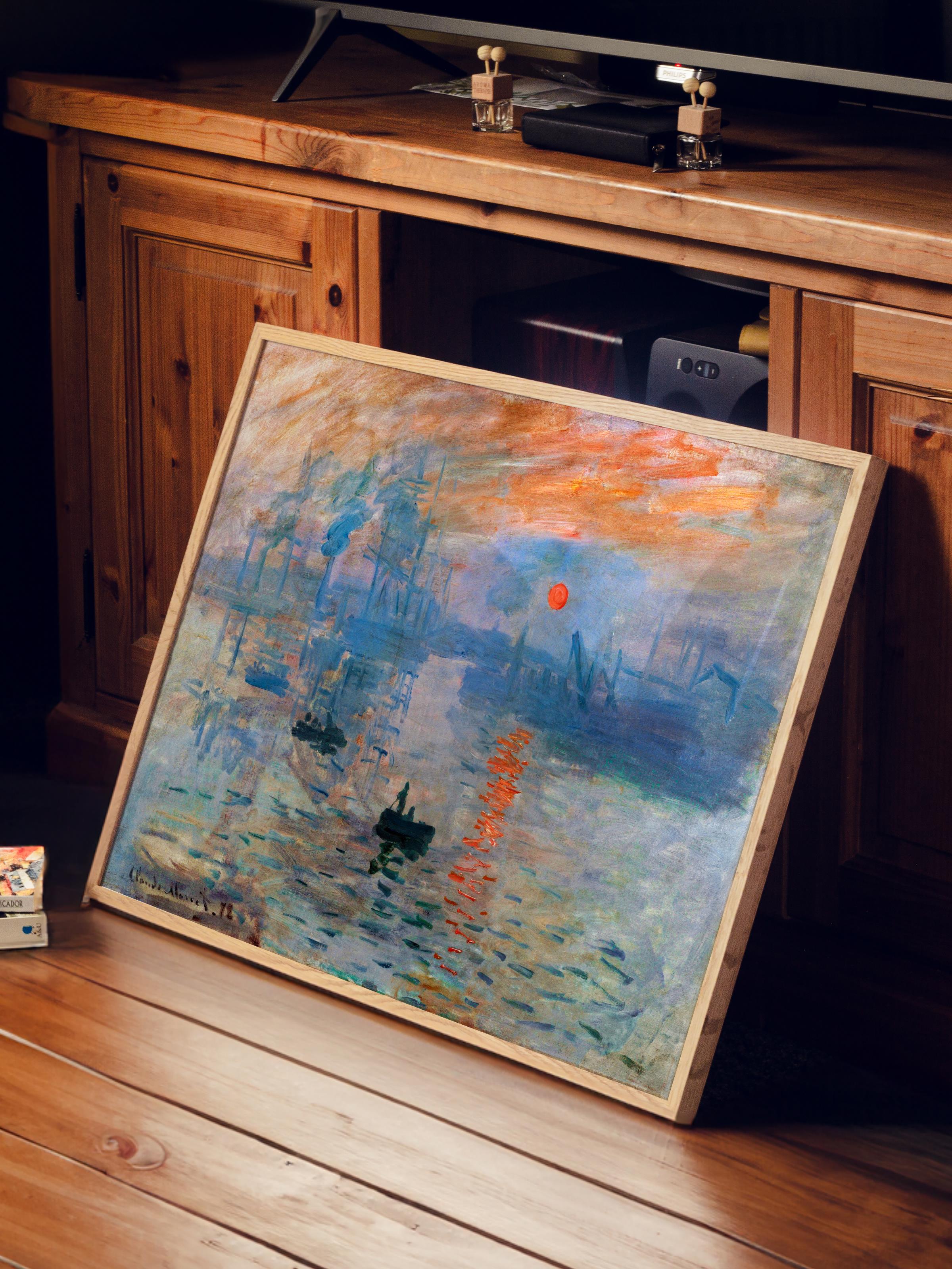 Monet Poster No:35 Modern Sanat Poster - Sanat Dekor Serisi - Duvar Tablosu, HD Baskı