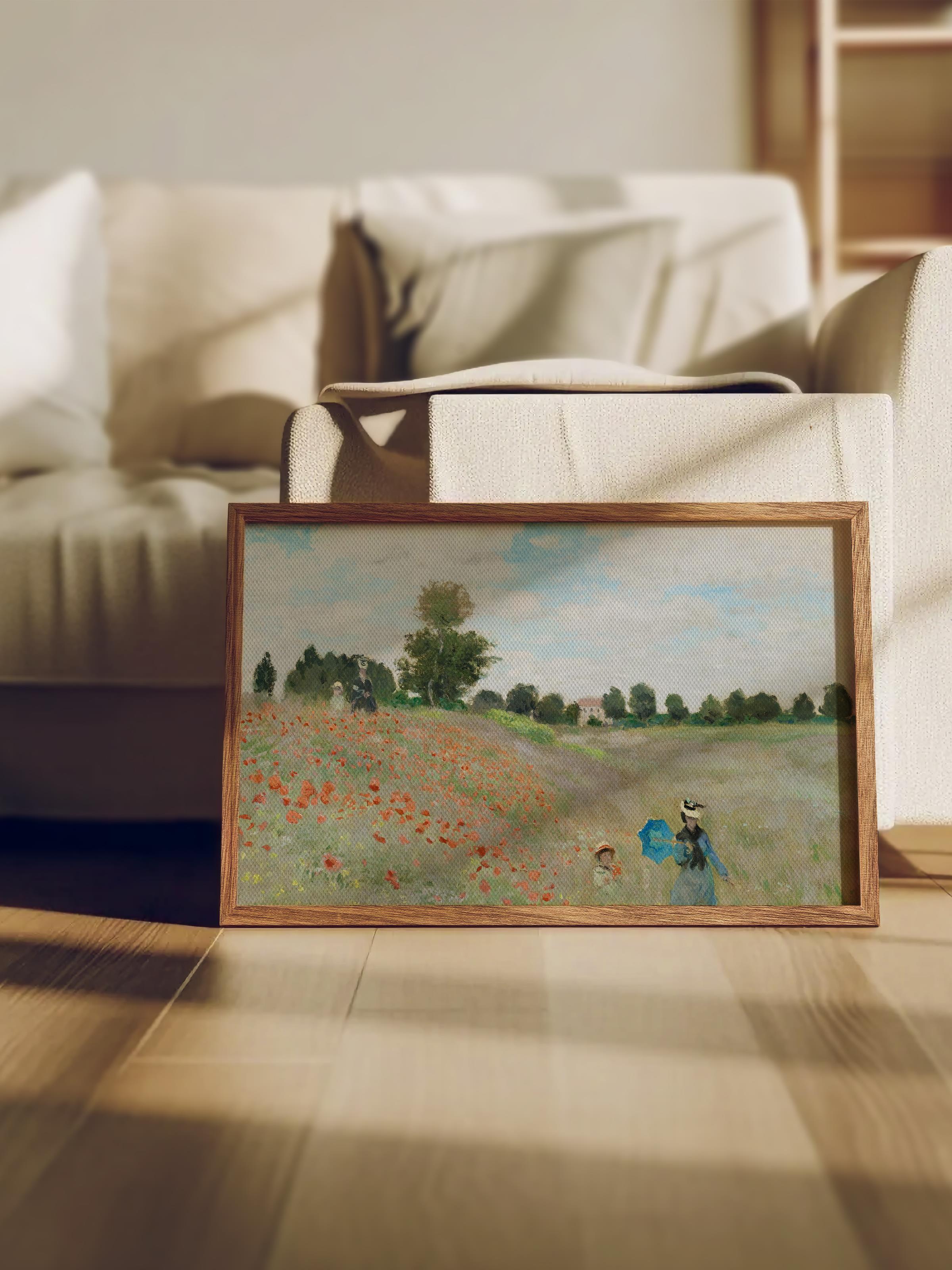 Monet Poster No:40 Modern Sanat Poster - Sanat Dekor Serisi - Duvar Tablosu, HD Baskı