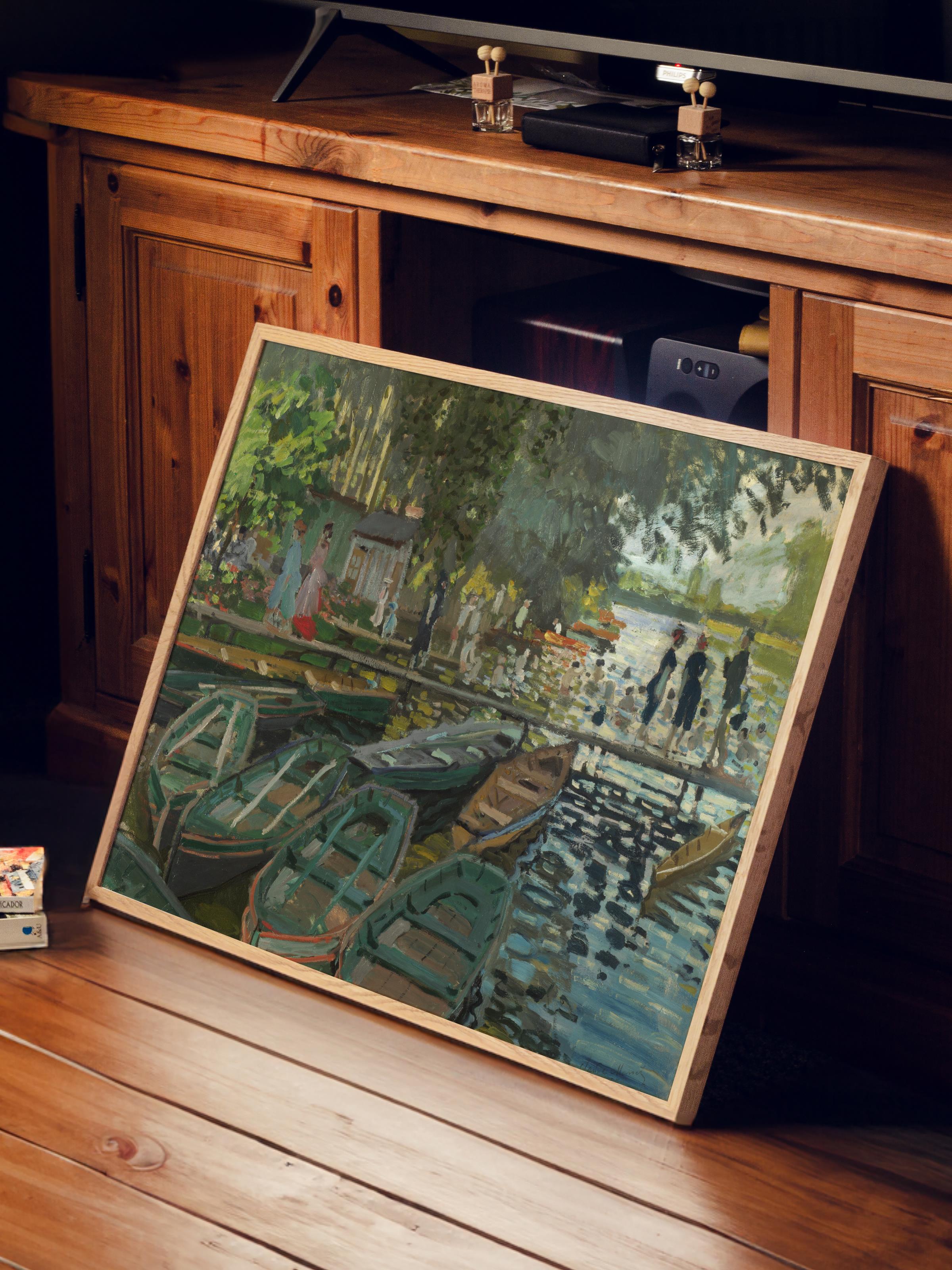 Monet Poster No:46 Modern Sanat Poster - Sanat Dekor Serisi - Duvar Tablosu, HD Baskı