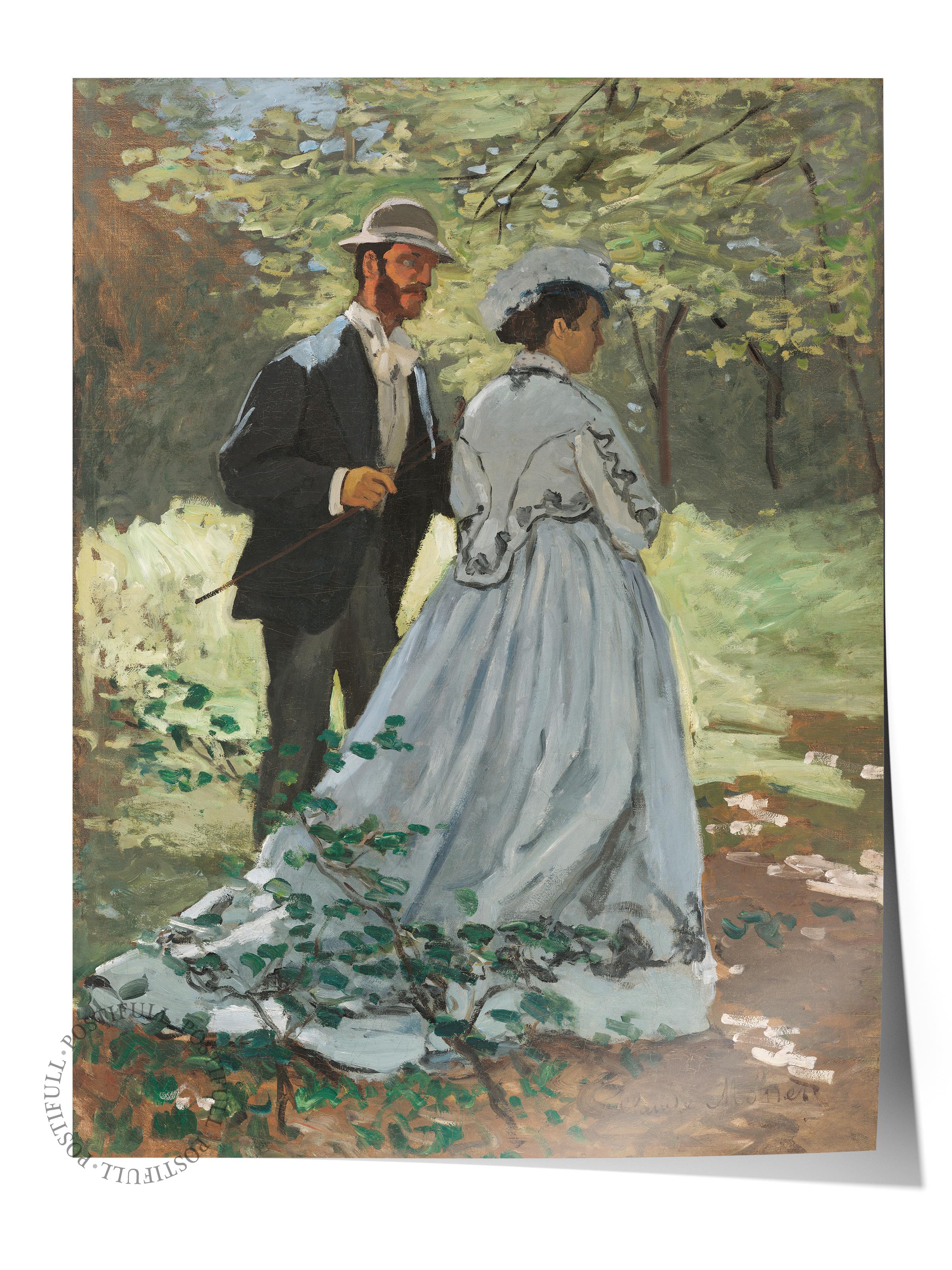 Monet Poster No:5 Modern Sanat Poster - Sanat Dekor Serisi - Duvar Tablosu, HD Baskı
