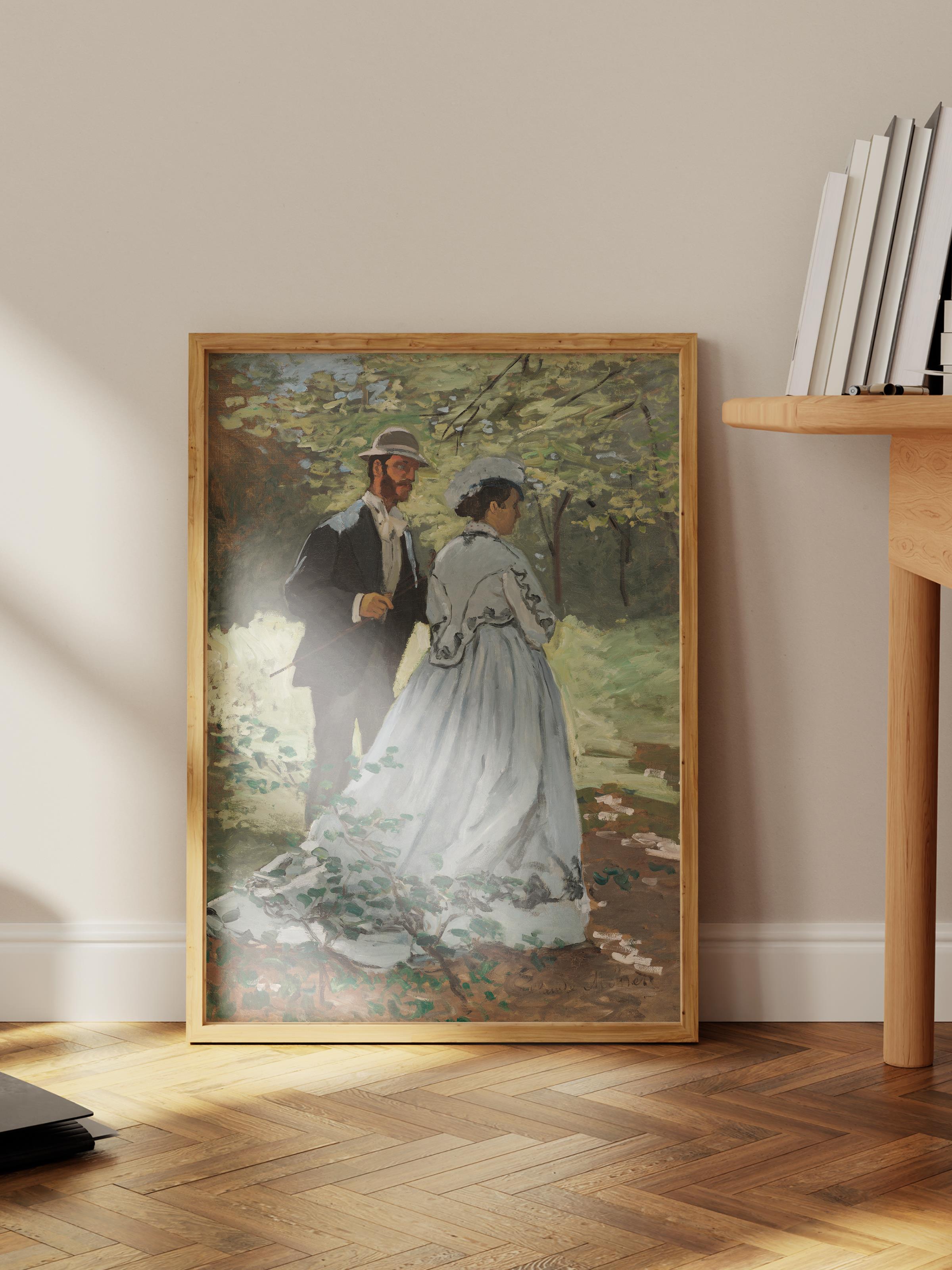 Monet Poster No:5 Modern Sanat Poster - Sanat Dekor Serisi - Duvar Tablosu, HD Baskı