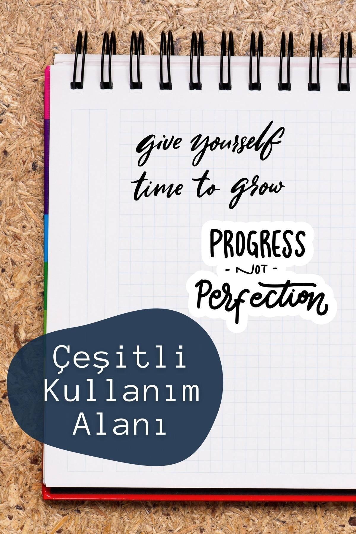 Motivasyon Temalı Sticker Seti - 10 Adet Etiket Seti- Telefon, Tablet, Defter Laptop Uyumlu Etiket