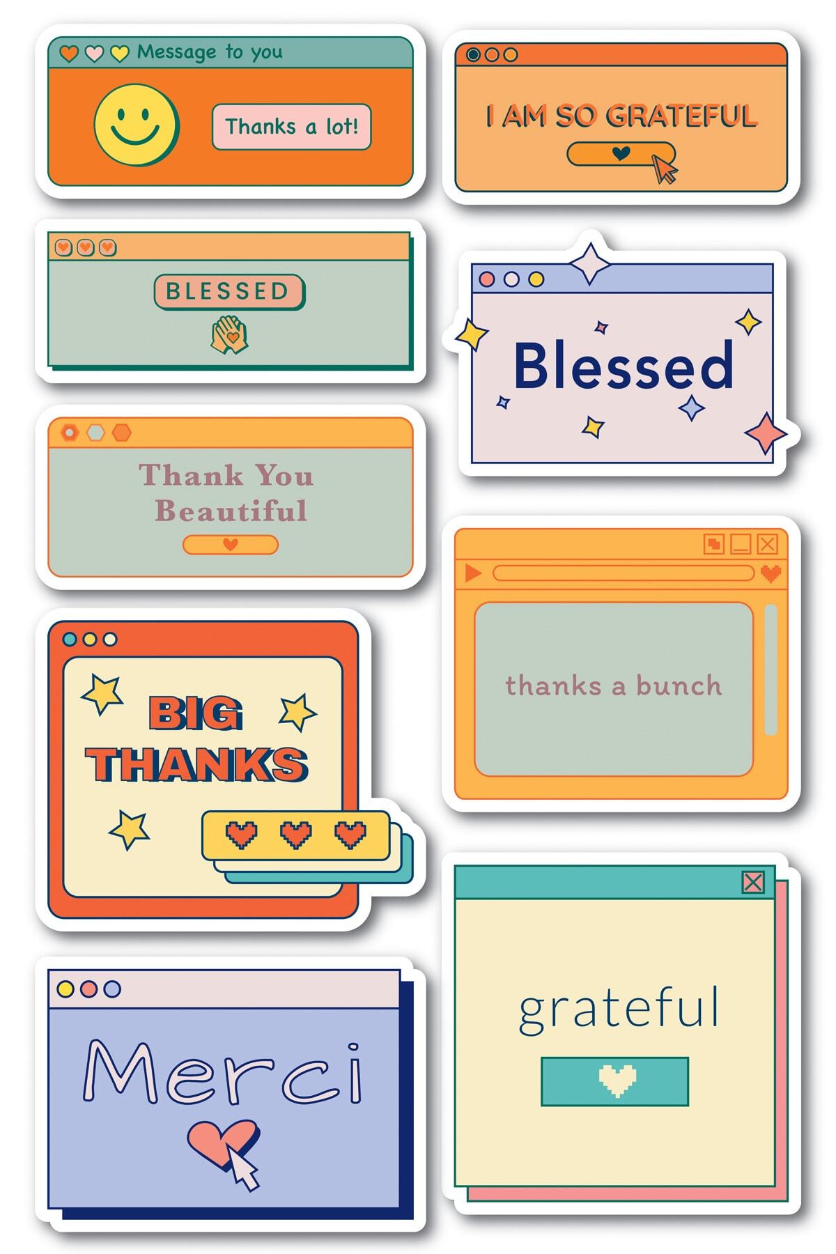 Motivasyon Temalı Sticker Seti - 10 Adet Etiket Seti- Telefon, Tablet, Defter Laptop Uyumlu Etiket