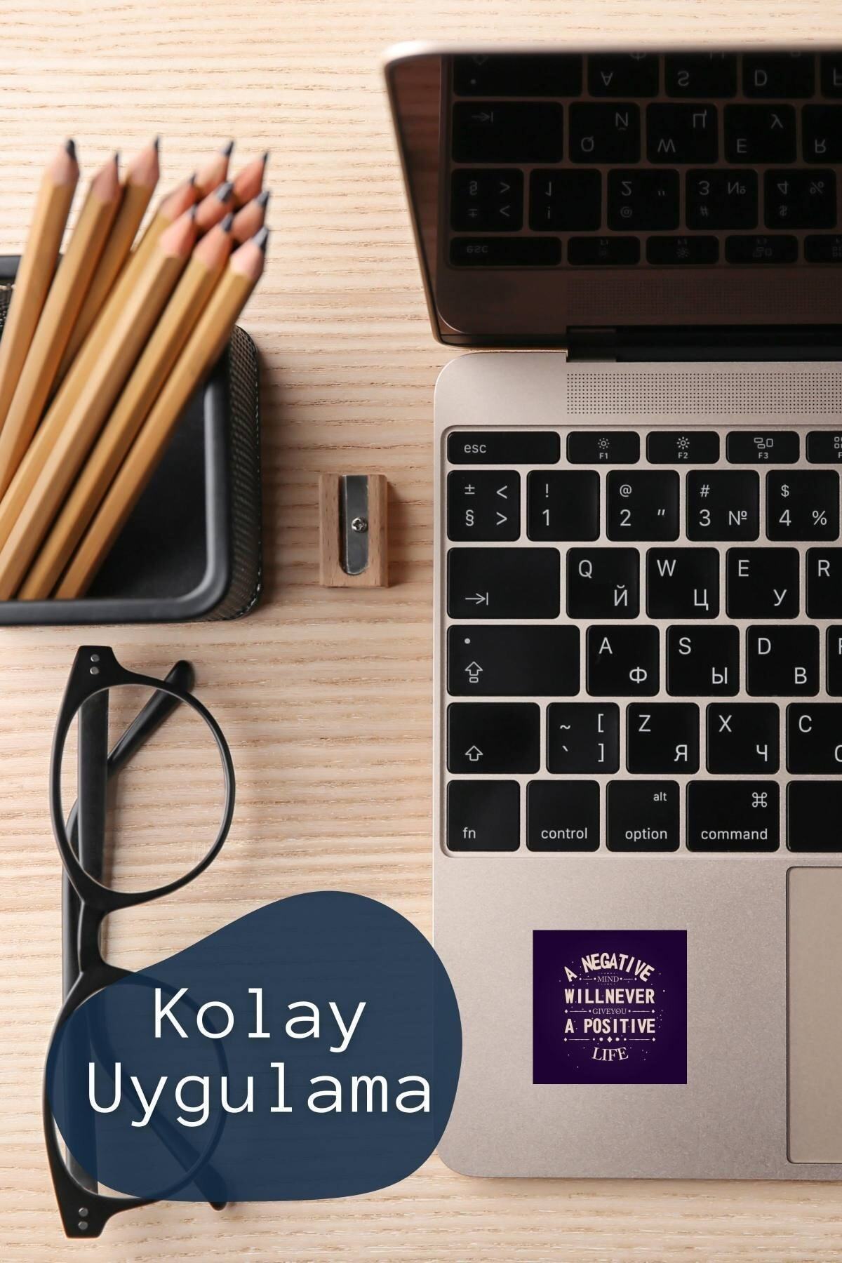 Motivasyon Temalı Sticker Seti - 6 Adet Etiket Seti- Telefon, Tablet, Defter Laptop Uyumlu Etiket